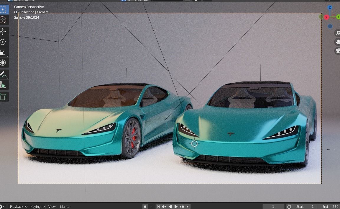 Tesla Roadster 3D model_5