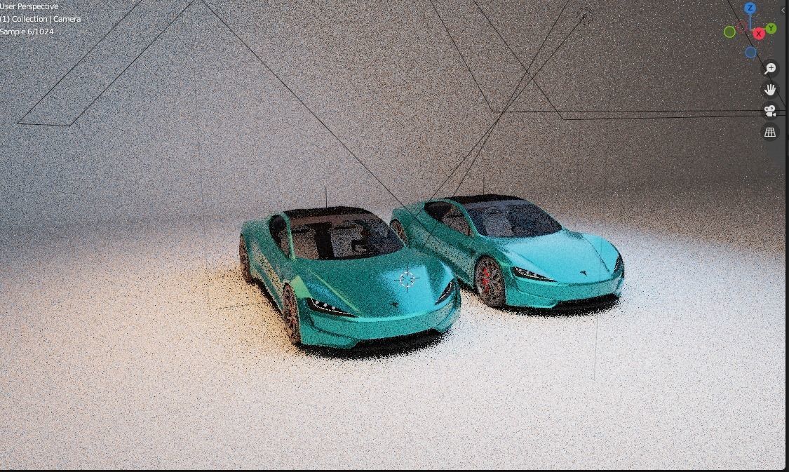 Tesla Roadster 3D model_6