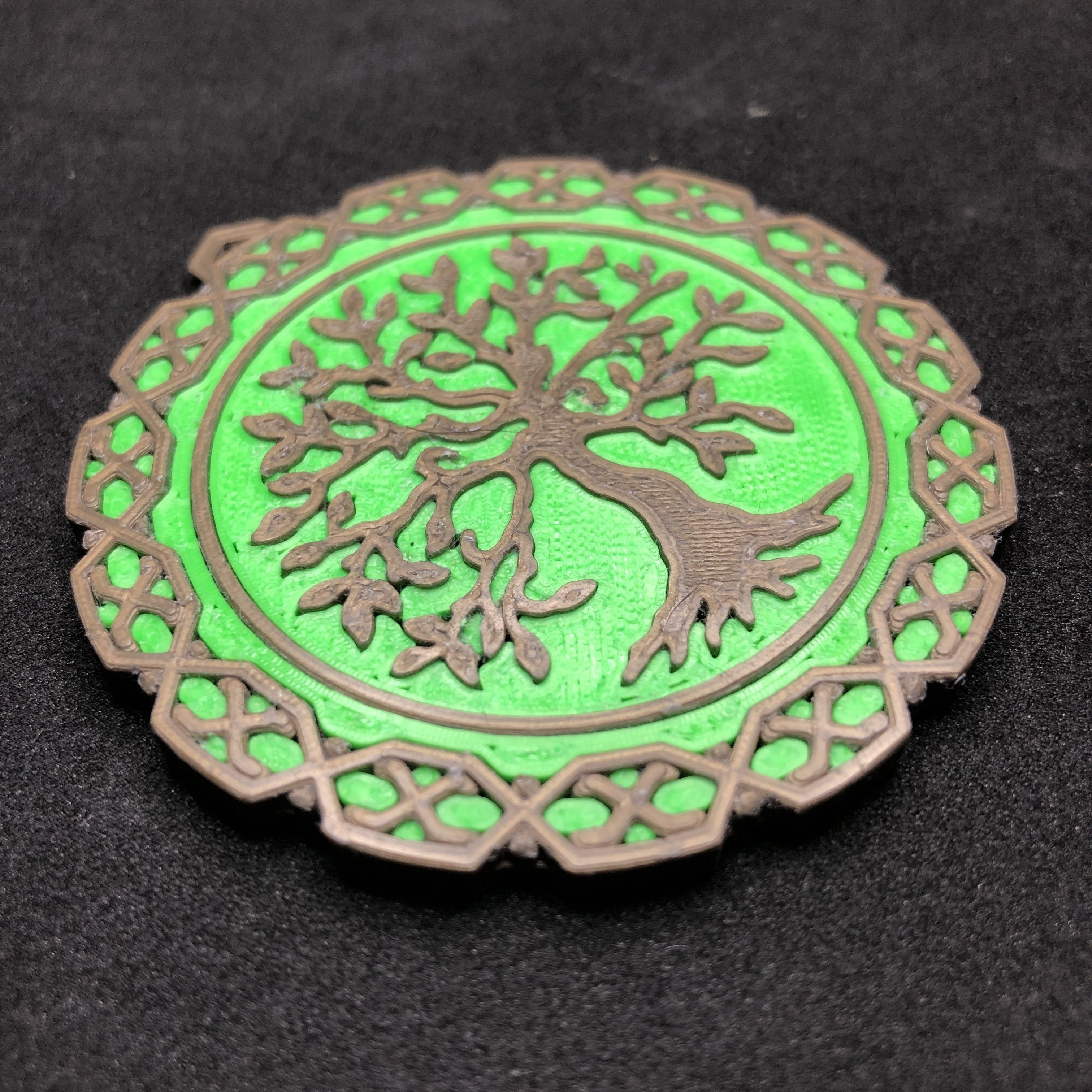 Tree of Life Emblem Pendant and Presentation Box 3D print model_5