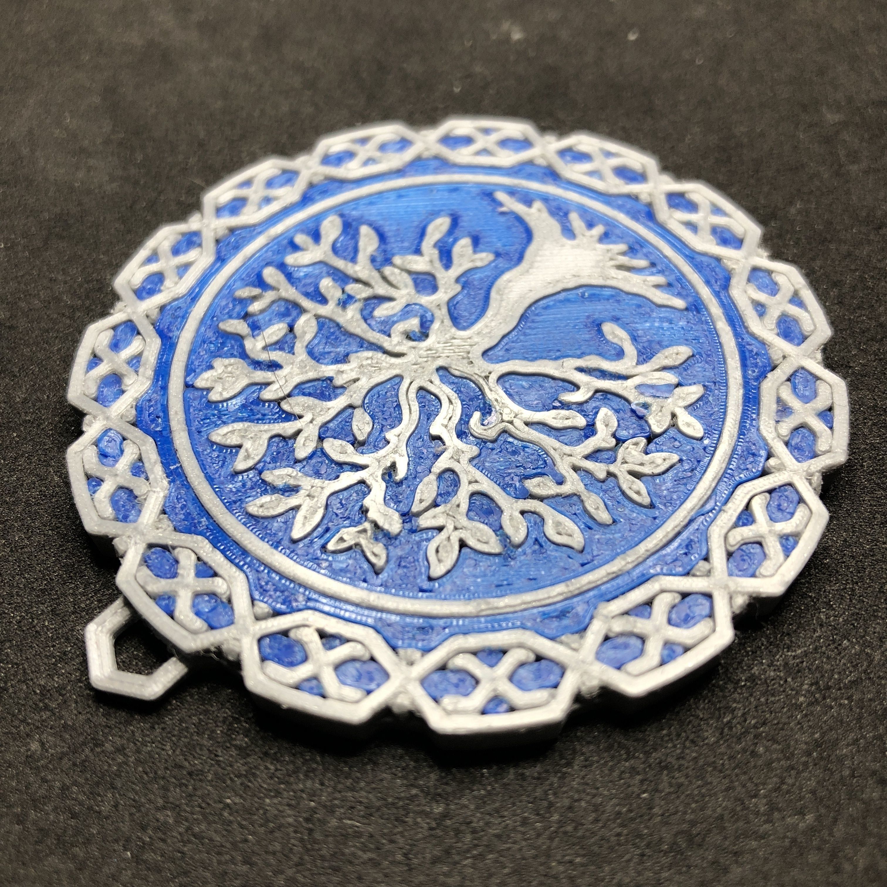 Tree of Life Emblem Pendant and Presentation Box 3D print model_9