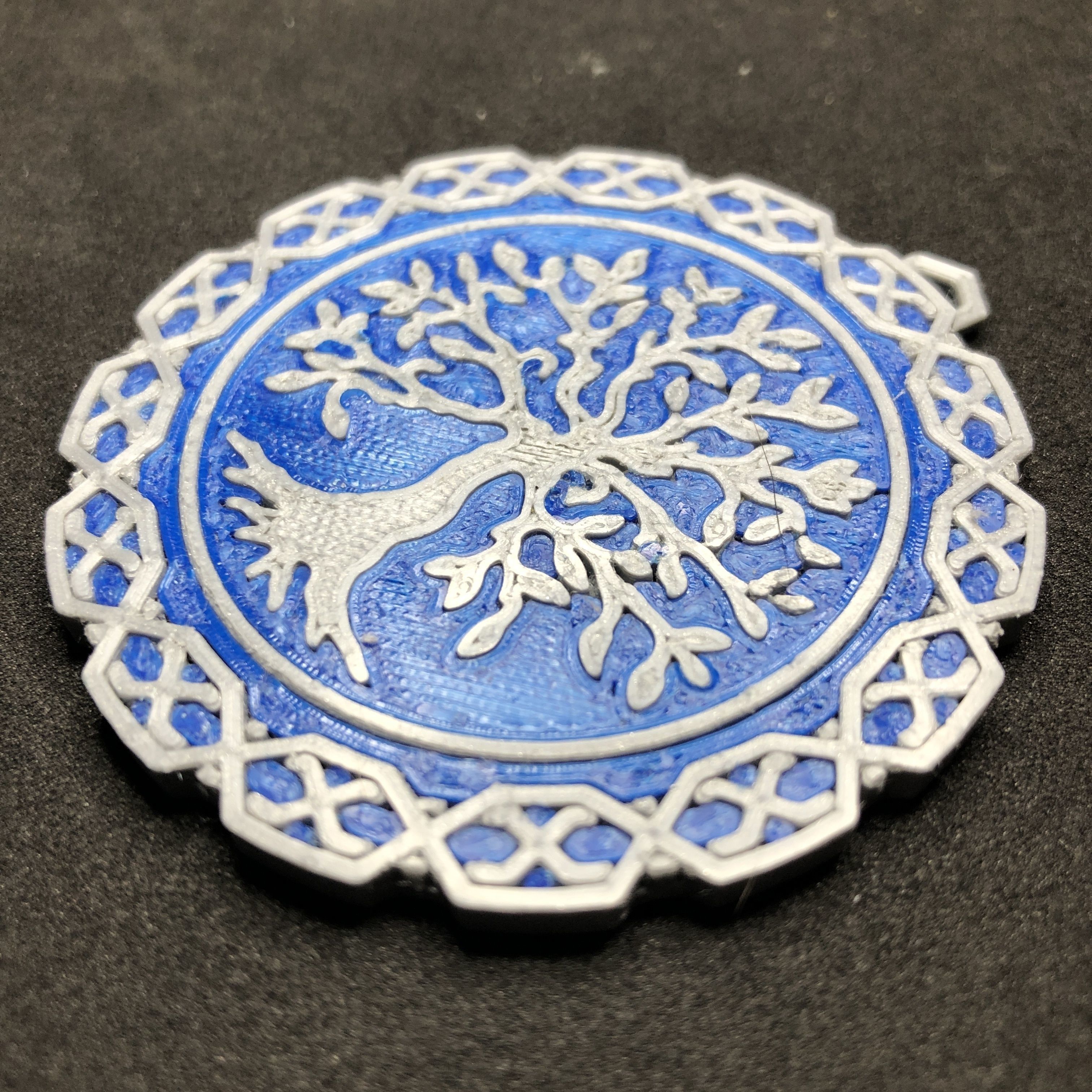 Tree of Life Emblem Pendant and Presentation Box 3D print model_7