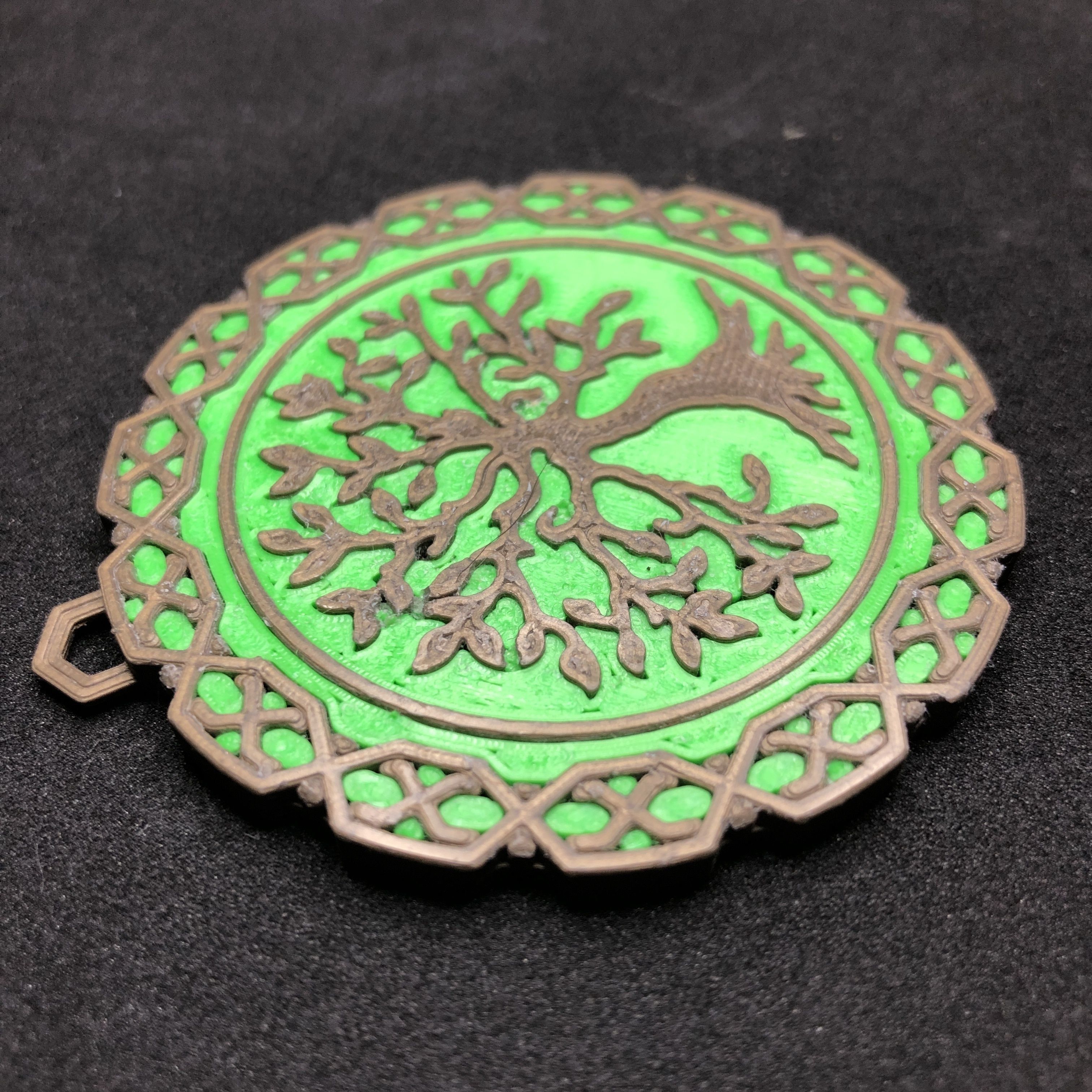 Tree of Life Emblem Pendant and Presentation Box 3D print model_4