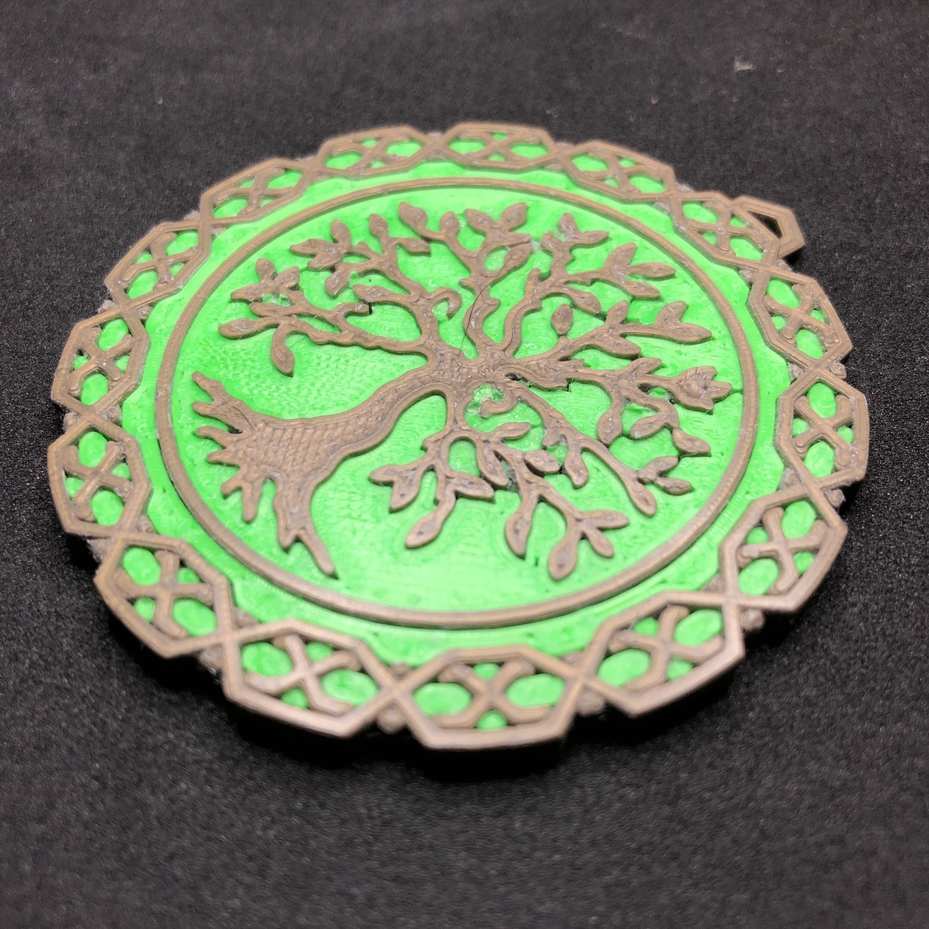 Tree of Life Emblem Pendant and Presentation Box 3D print model_2