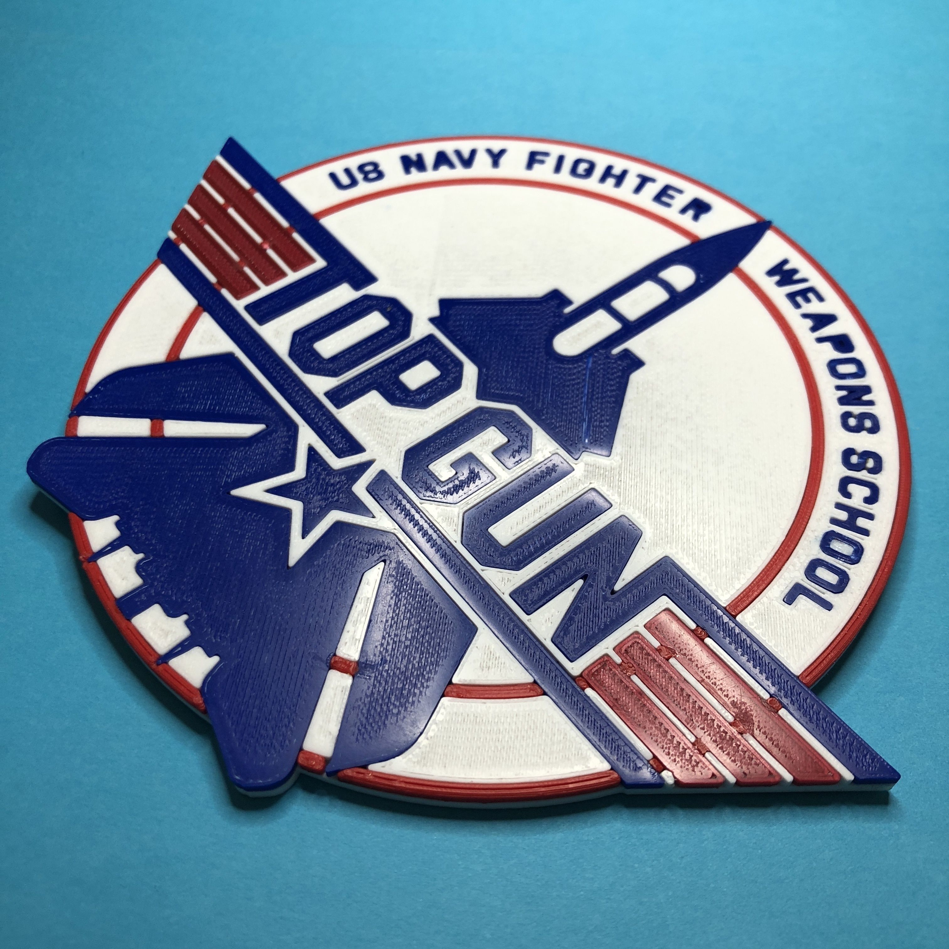 Top Gun F14 Tomcat Coaster 3D print model_1