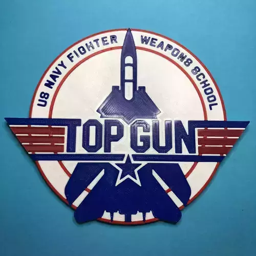 Top Gun F14 Tomcat Coaster 3D print model