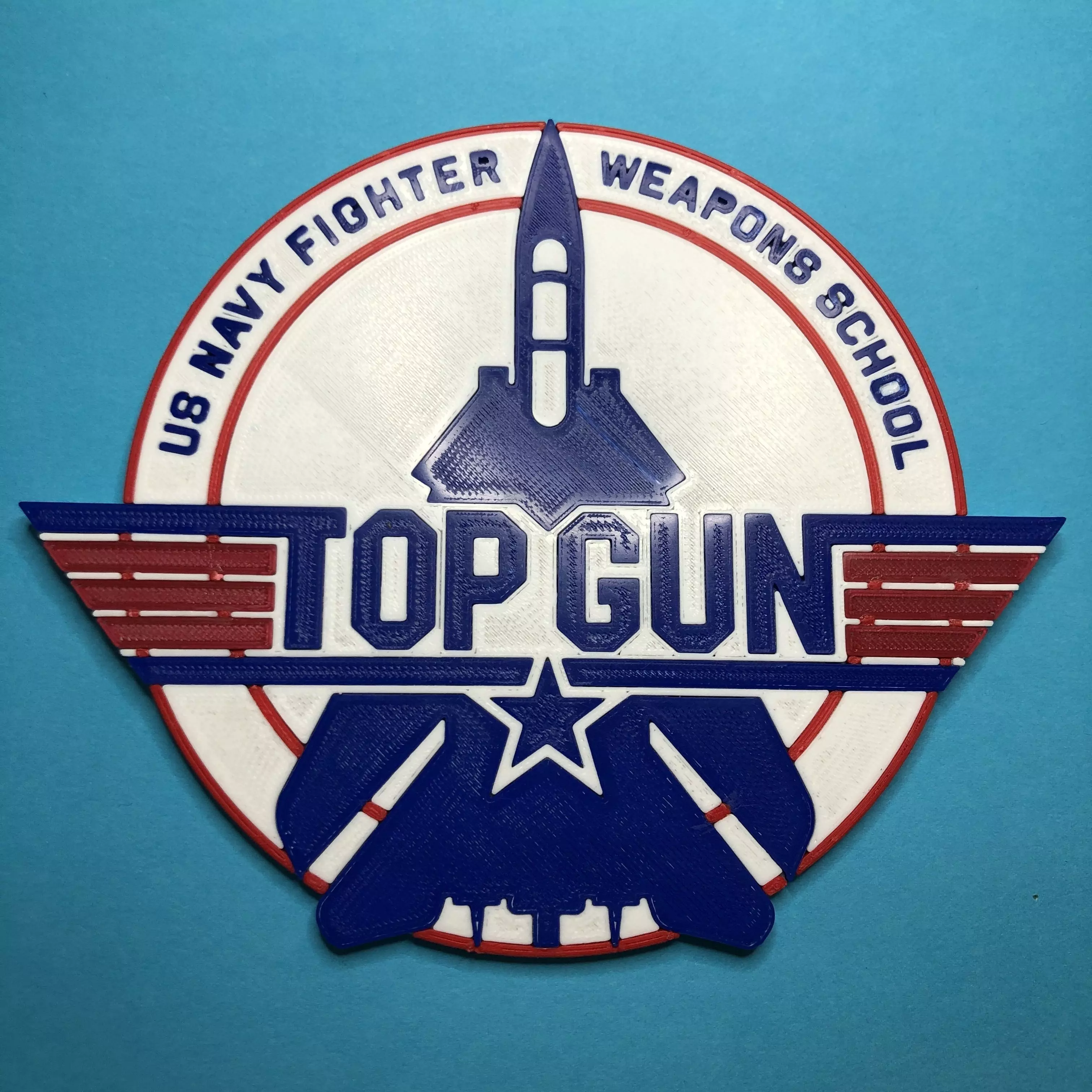 Top Gun F14 Tomcat Coaster 3D print model_0