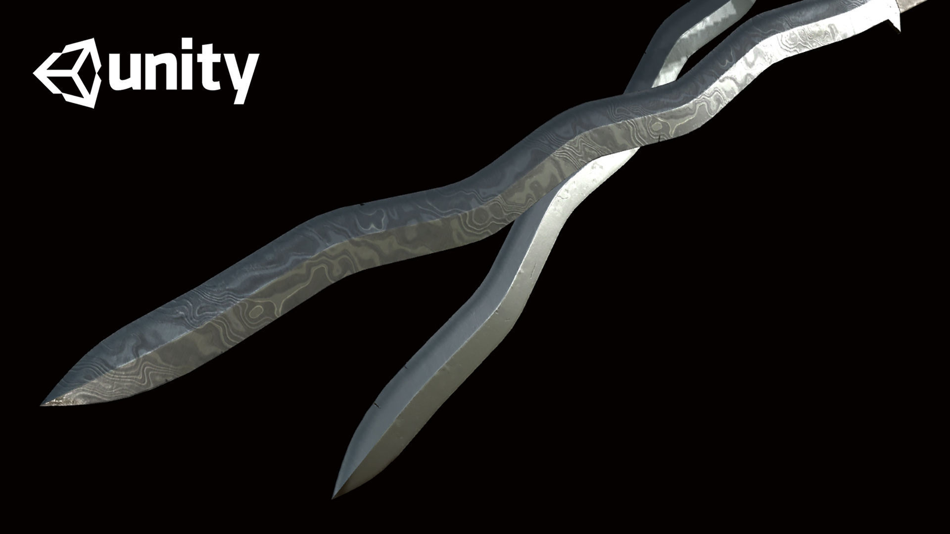 3D Model Flamberg Sword Low-poly 3D model_18