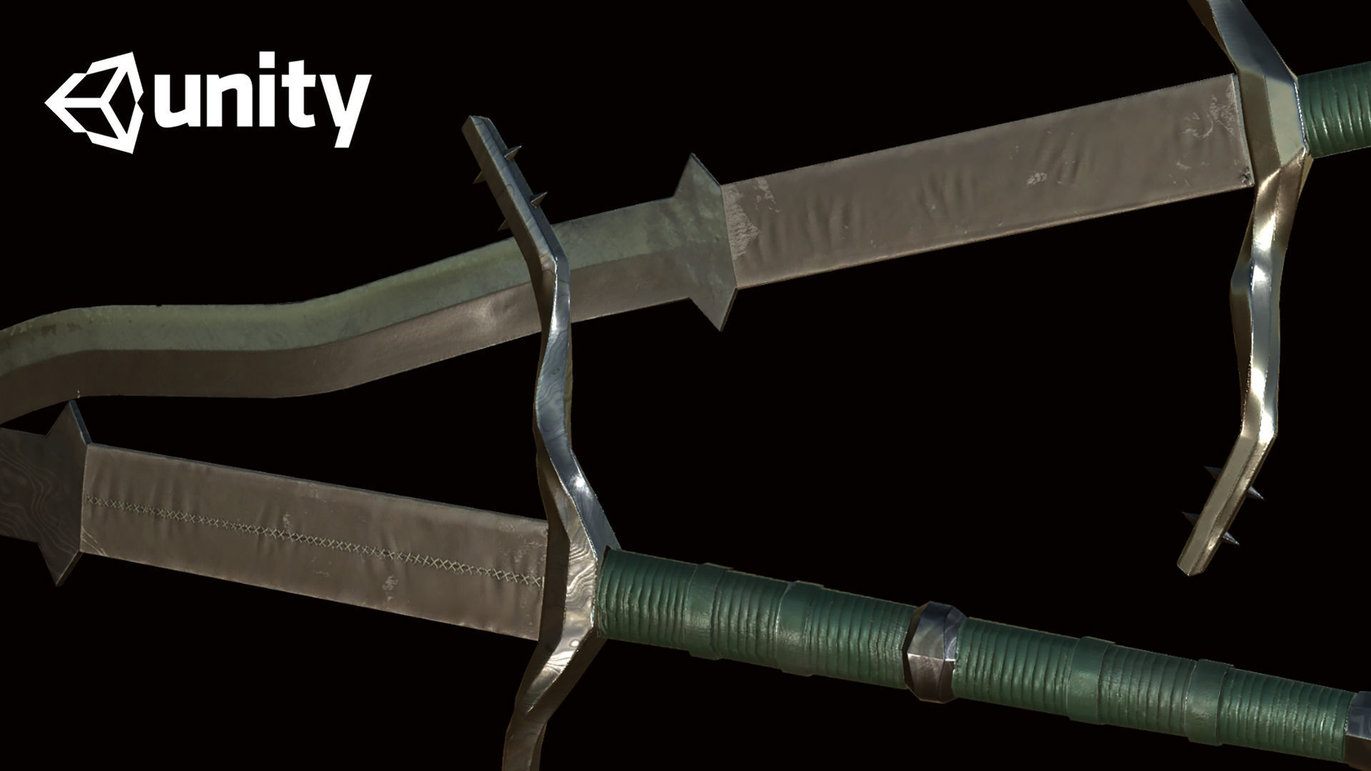 3D Model Flamberg Sword Low-poly 3D model_17