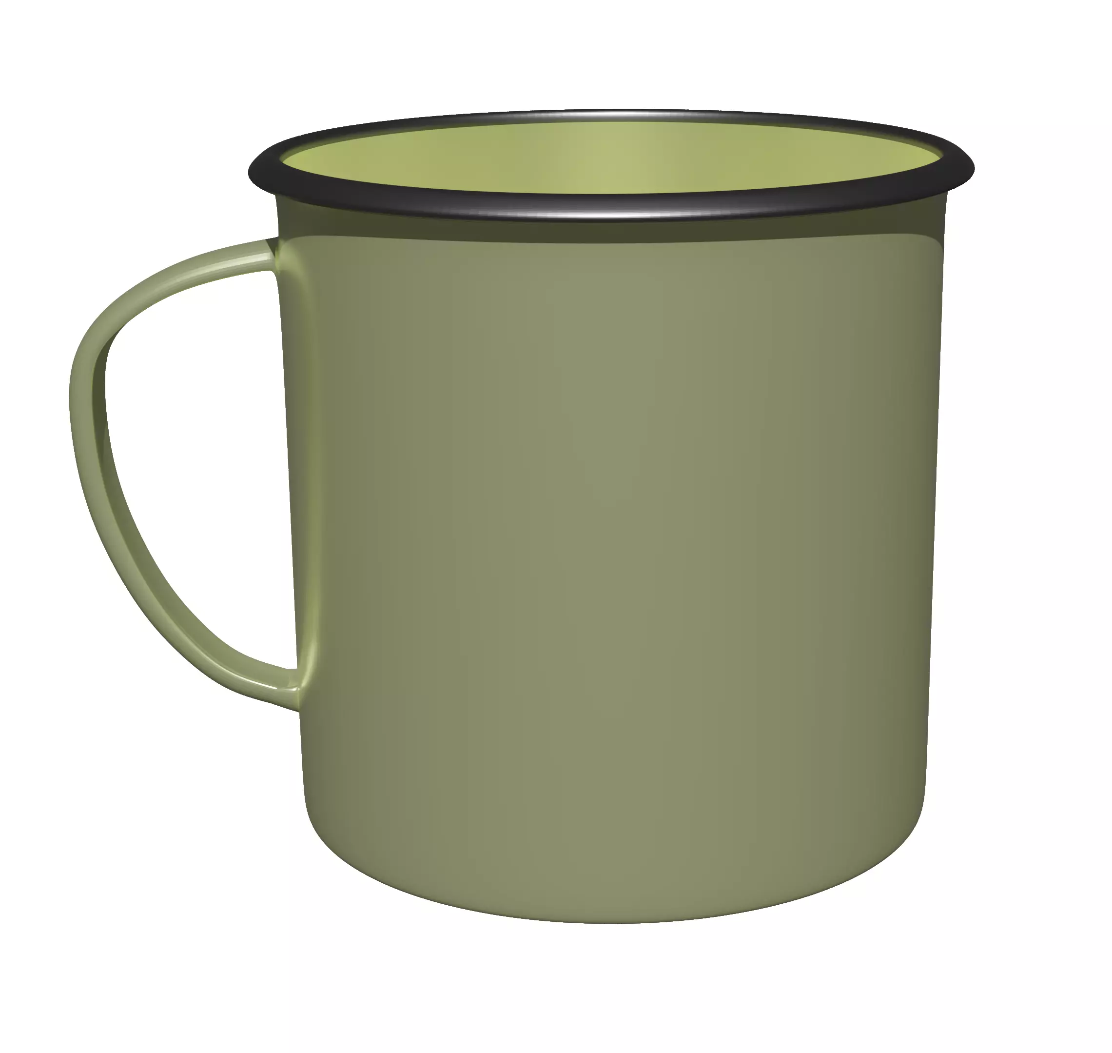 Coffee mug Free low-poly 3D model