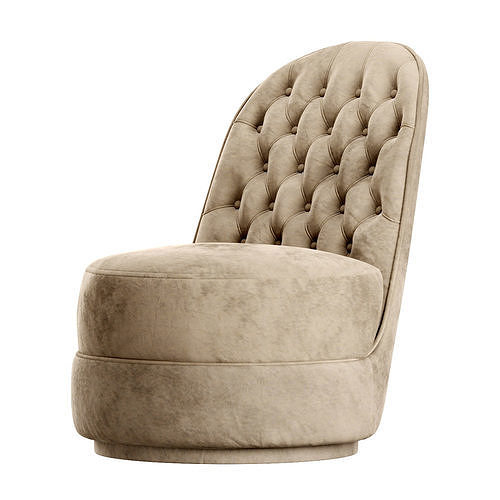 Leila Opera Contemporary Armchair 3D model