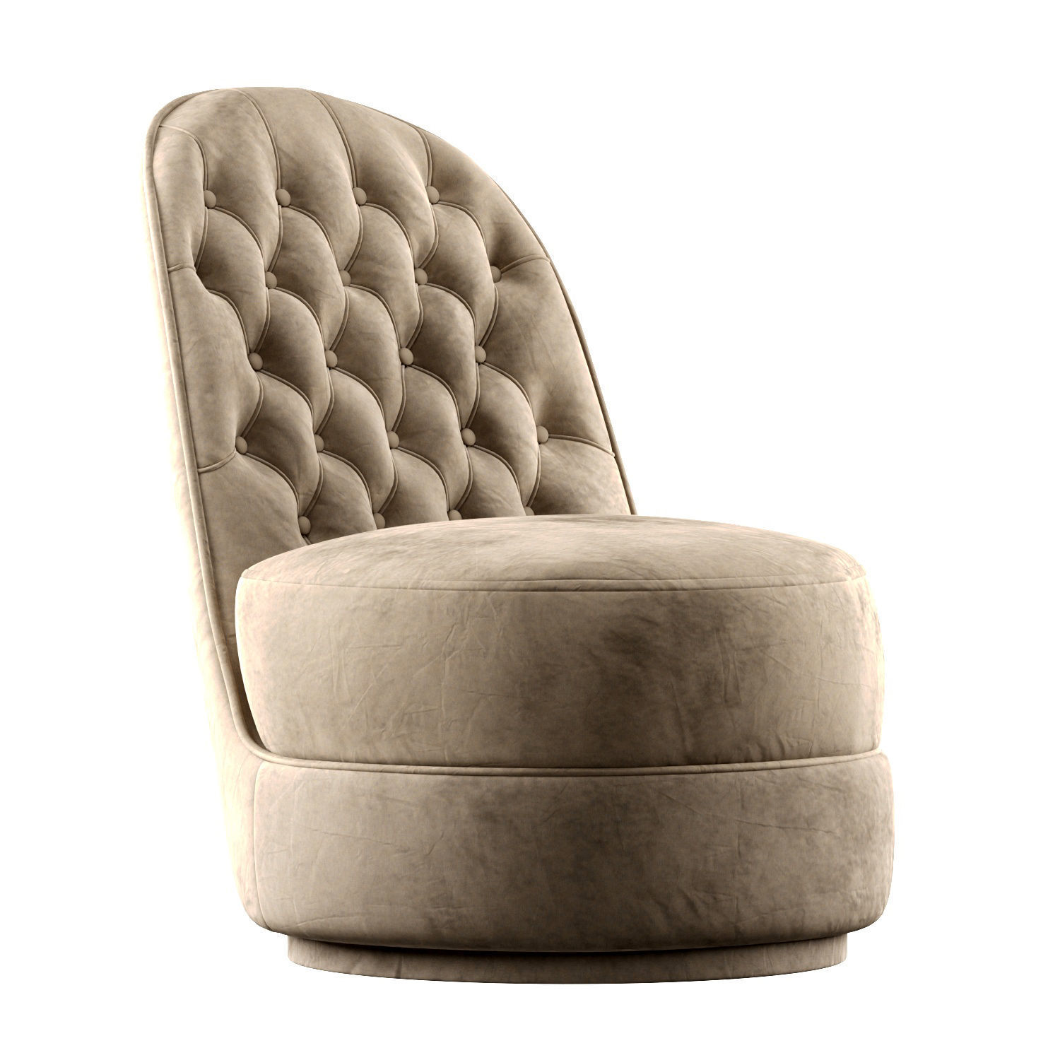 Leila Opera Contemporary Armchair 3D model_1