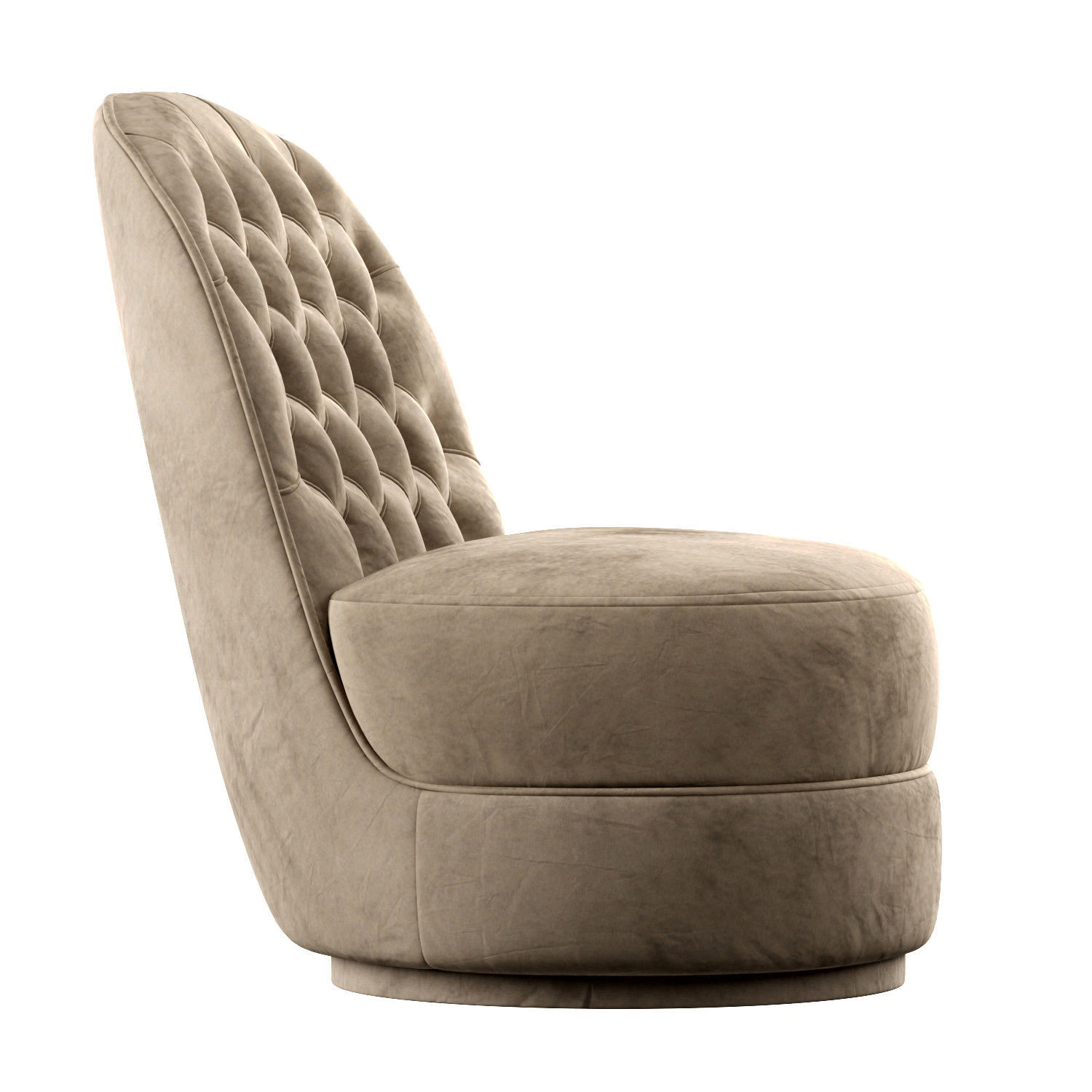 Leila Opera Contemporary Armchair 3D model_2