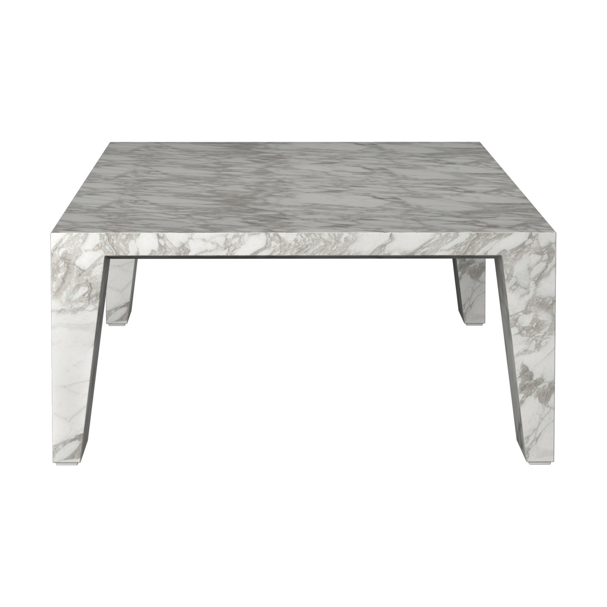 WYETH ITALIAN TRAVERTINE COFFEE TABLE 3D model_5