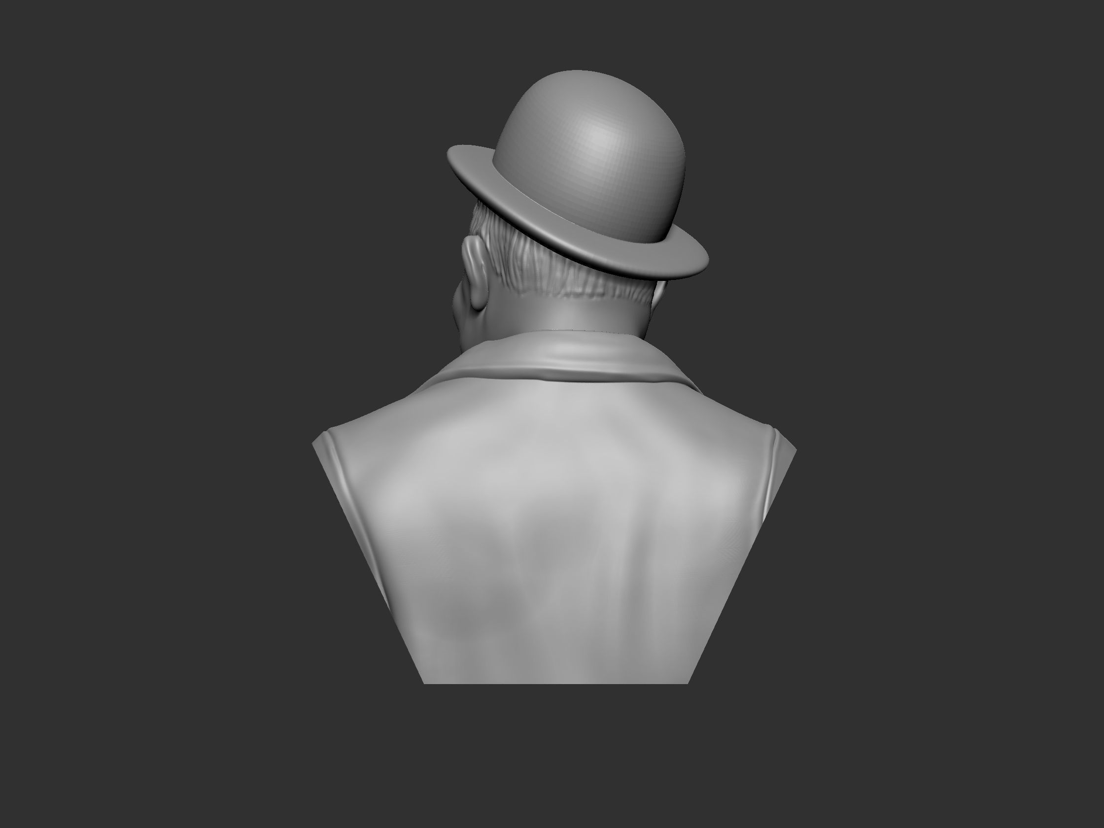 Laurel and Hardy Bust 3D print model_9
