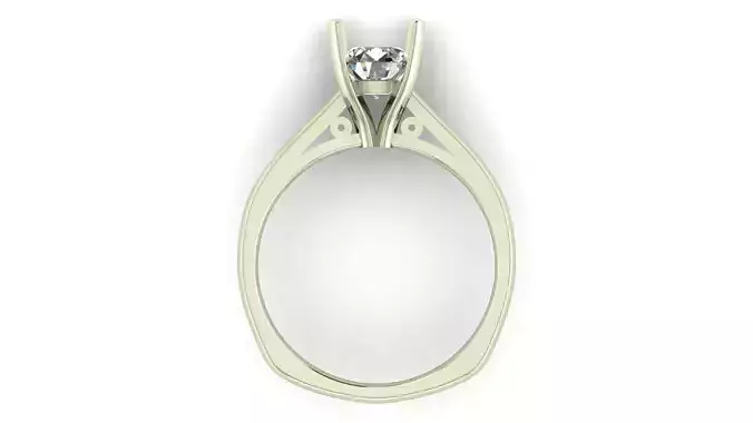 Tektas3d oval diamond engagement ring