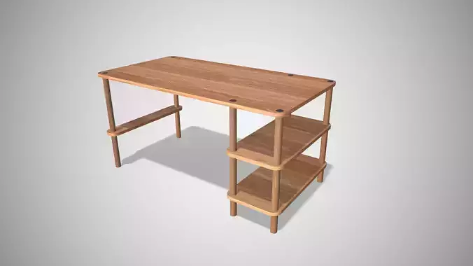 Wood Desk Office Study Desk