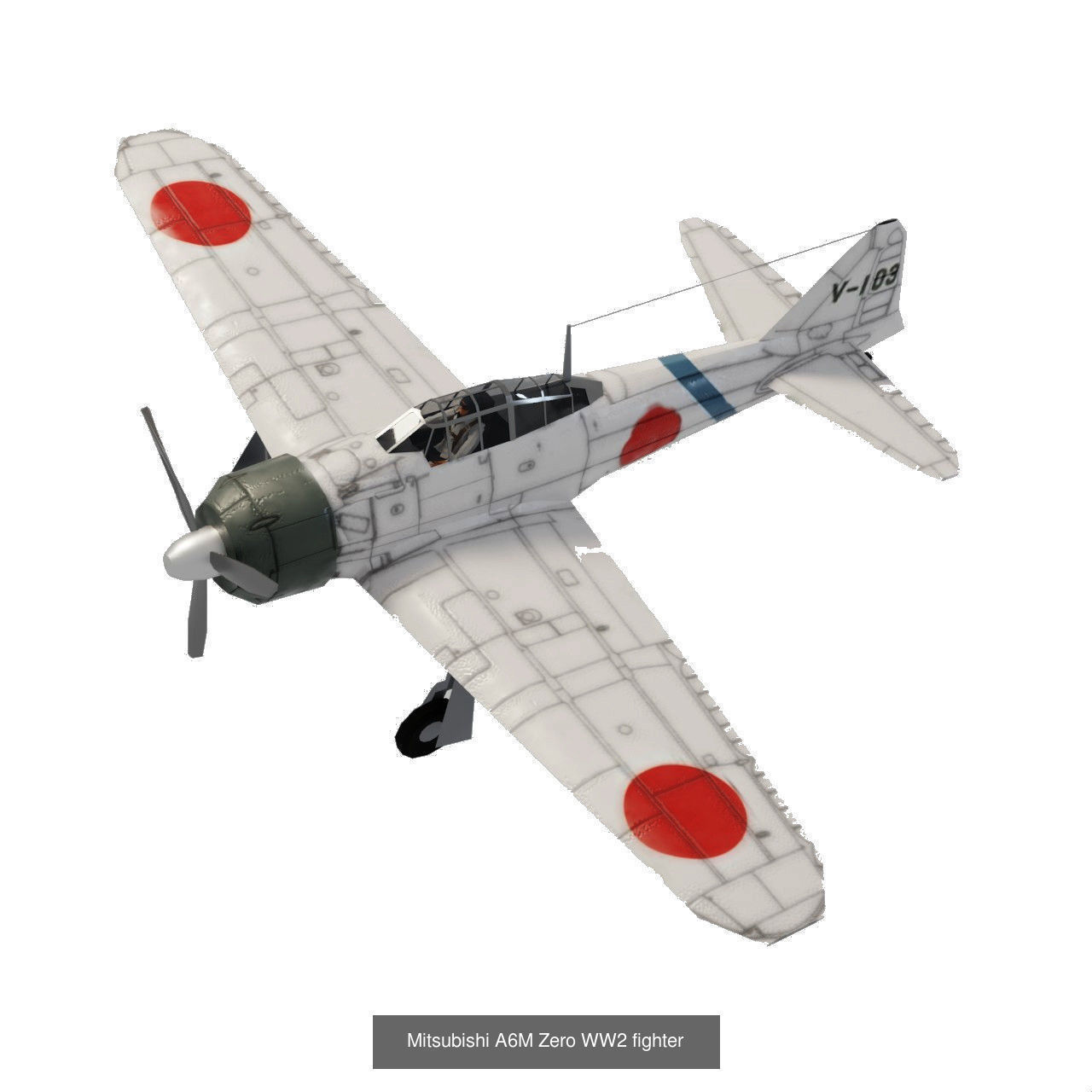 World War 2 aircraft set - 21 planes 3D Model Collection_15