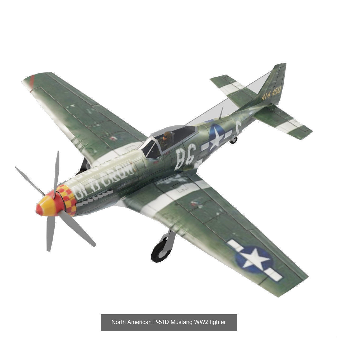 World War 2 aircraft set - 21 planes 3D Model Collection_9