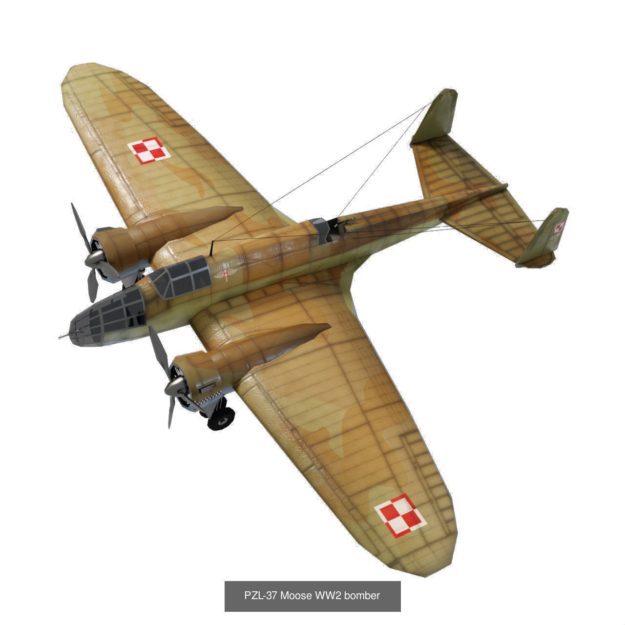 World War 2 aircraft set - 21 planes 3D Model Collection_20