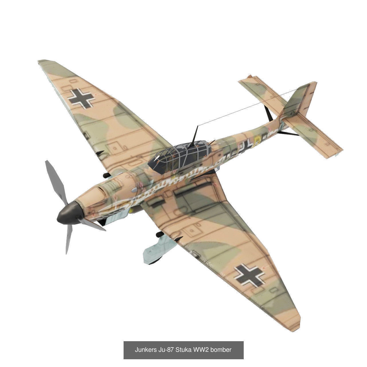 World War 2 aircraft set - 21 planes 3D Model Collection_17