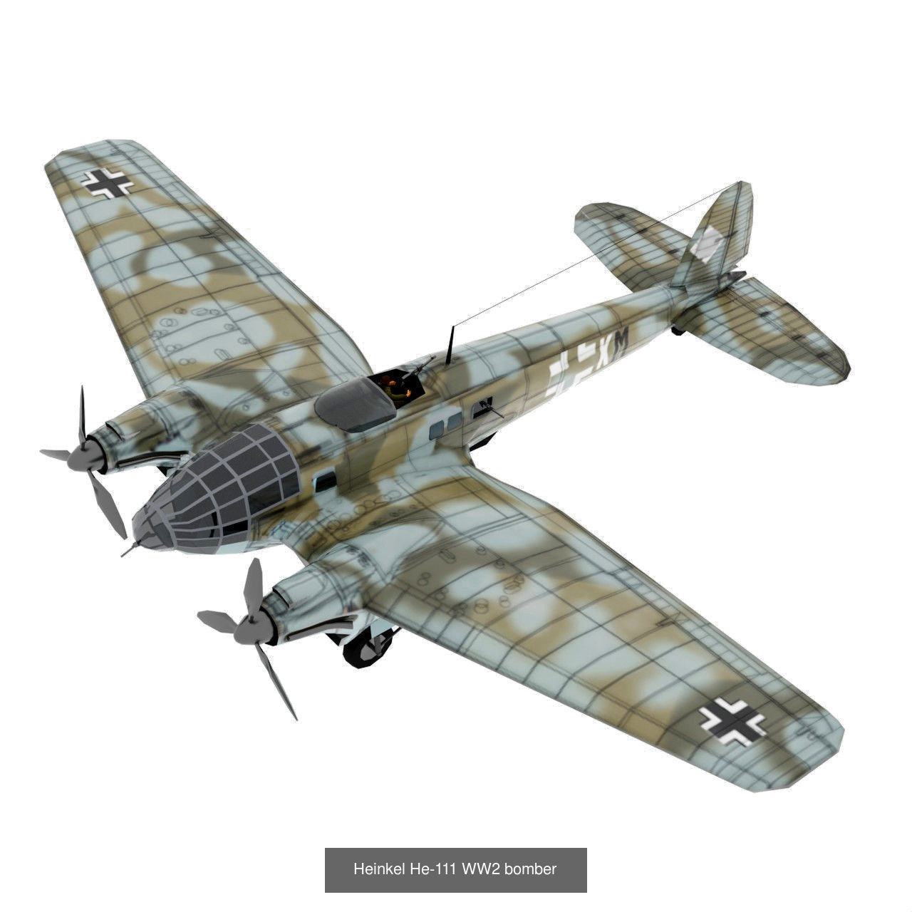 World War 2 aircraft set - 21 planes 3D Model Collection_7