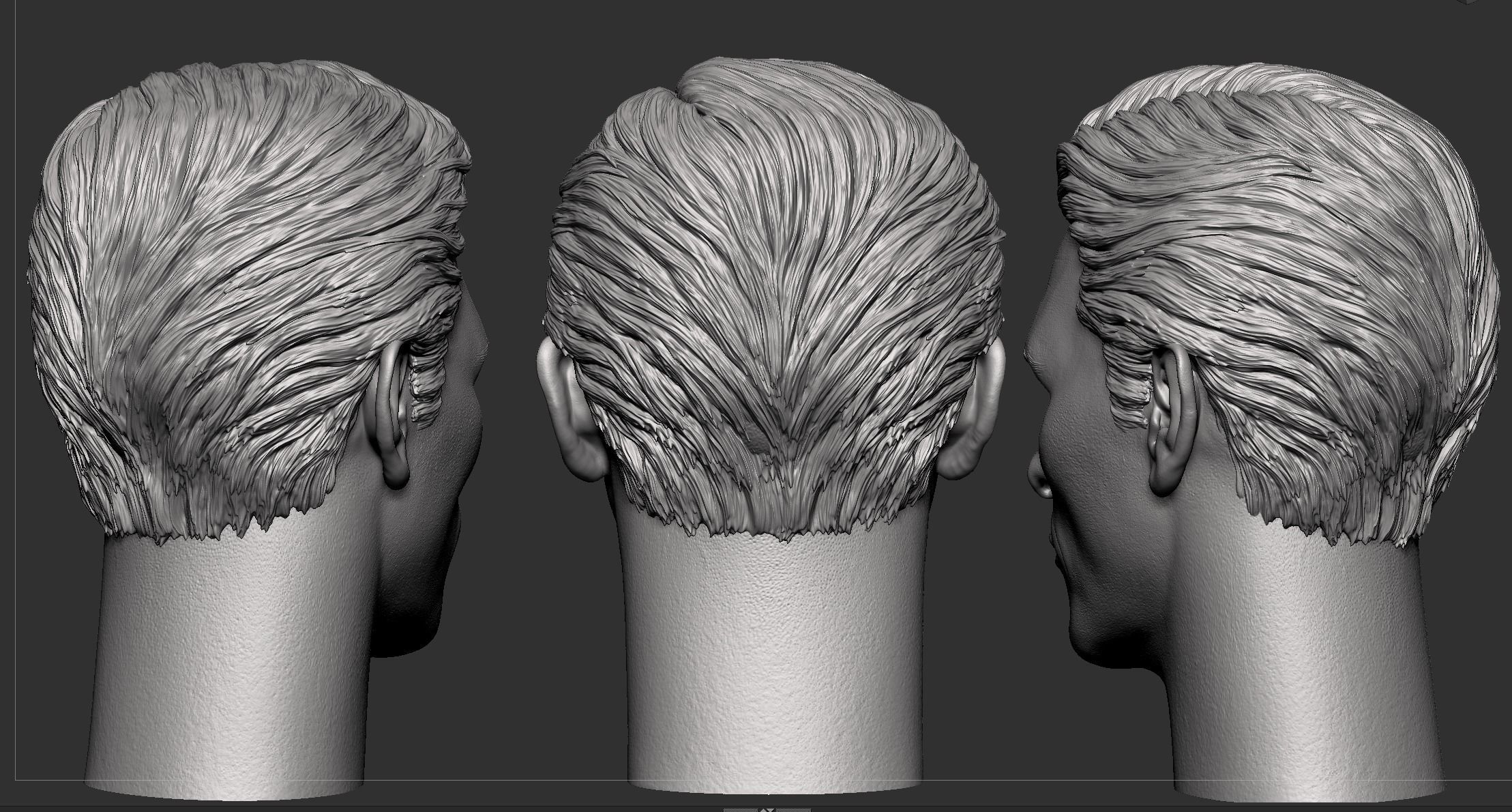 Christian Bale- Bruce Wayne Head 3D print model_6