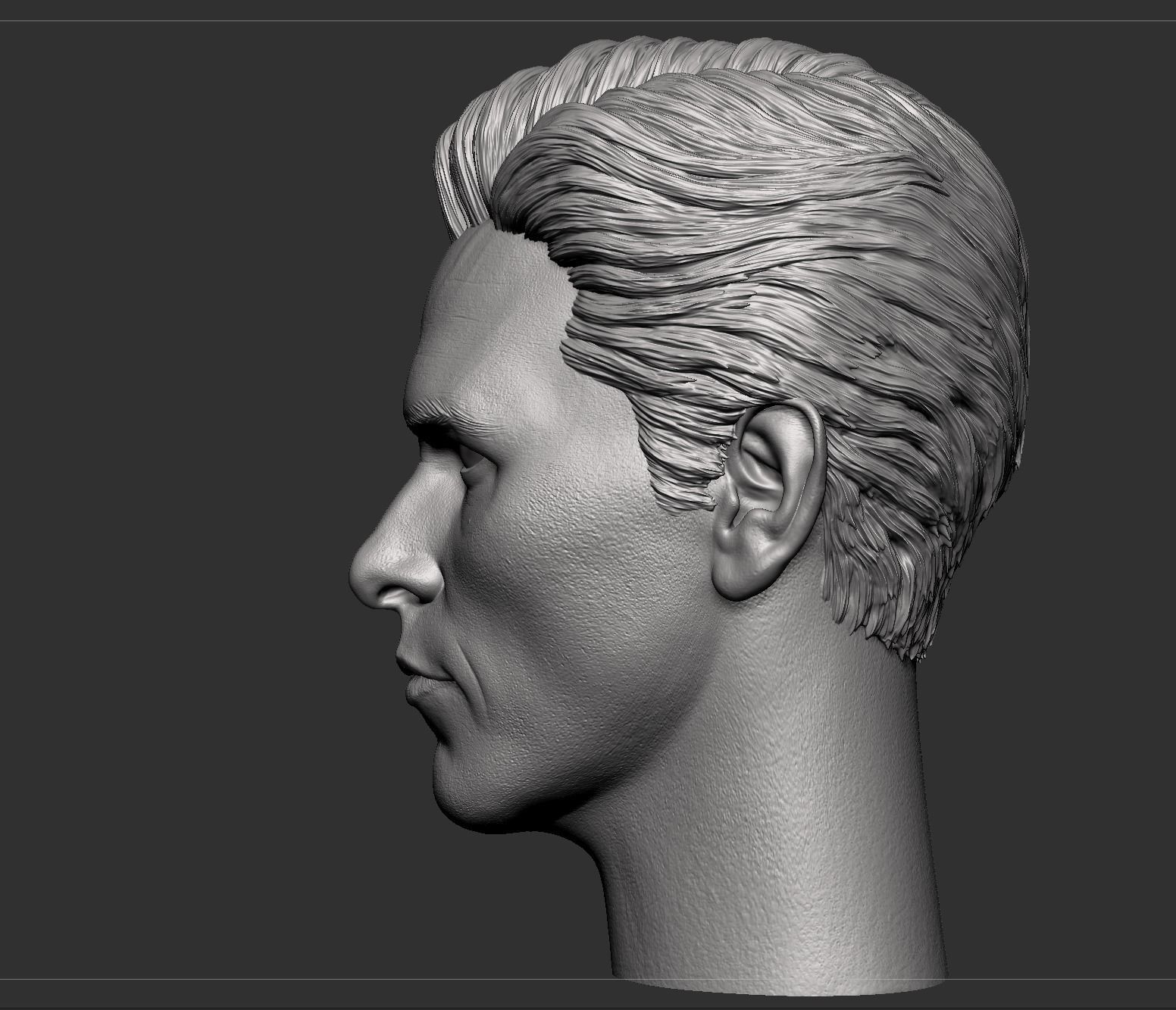 Christian Bale- Bruce Wayne Head 3D print model_12