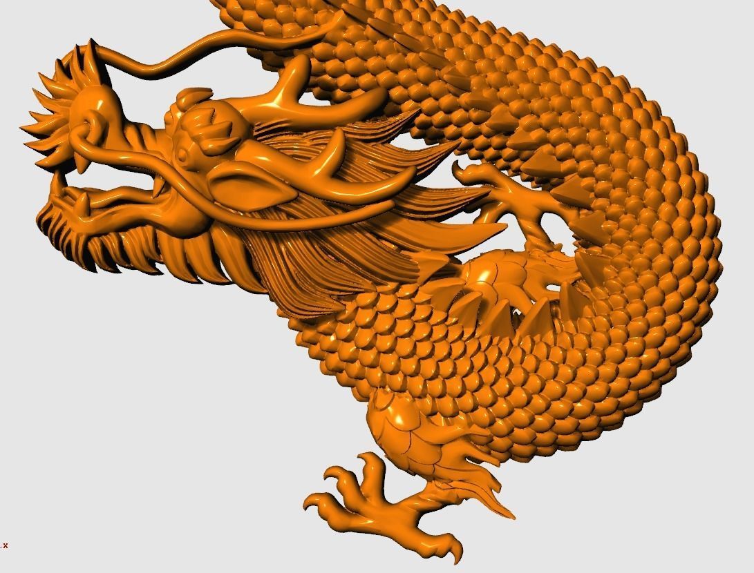  China dragon 2 3D print model_6
