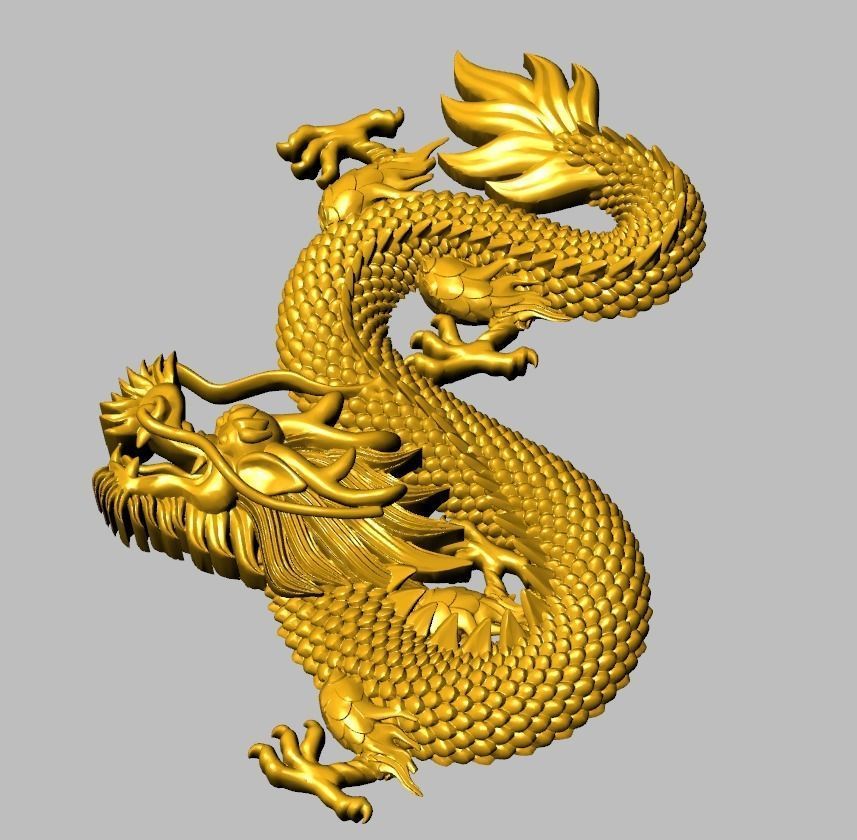   China dragon 2 3D print model_5