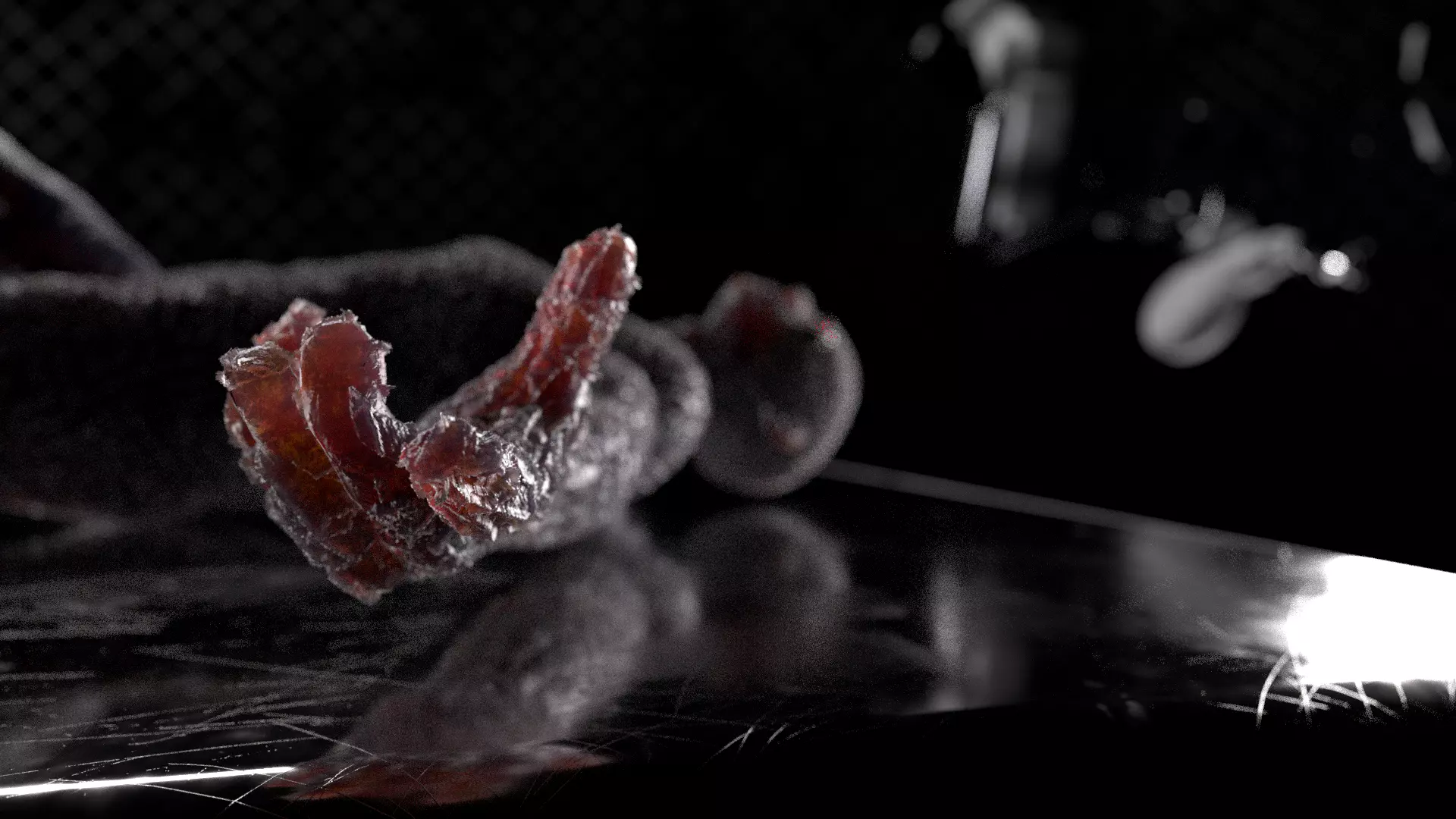 HUMAN dead animal lying on table Free 3D model_0