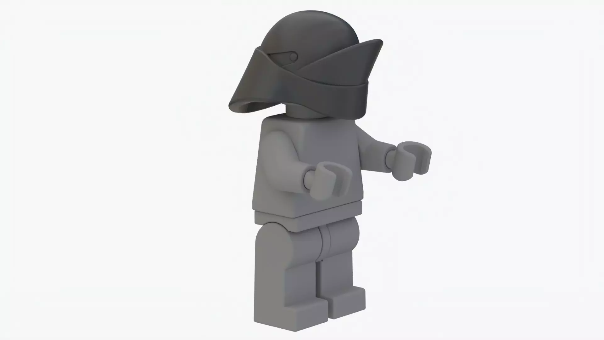 Lego Star Helmet 3D model_0