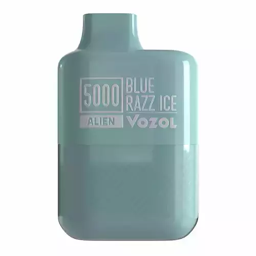Vozol Alien 5000 Blue Razz Ice - 4K PBR Low-poly 3D model