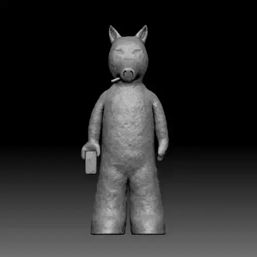 Quasimoto figurine of animal