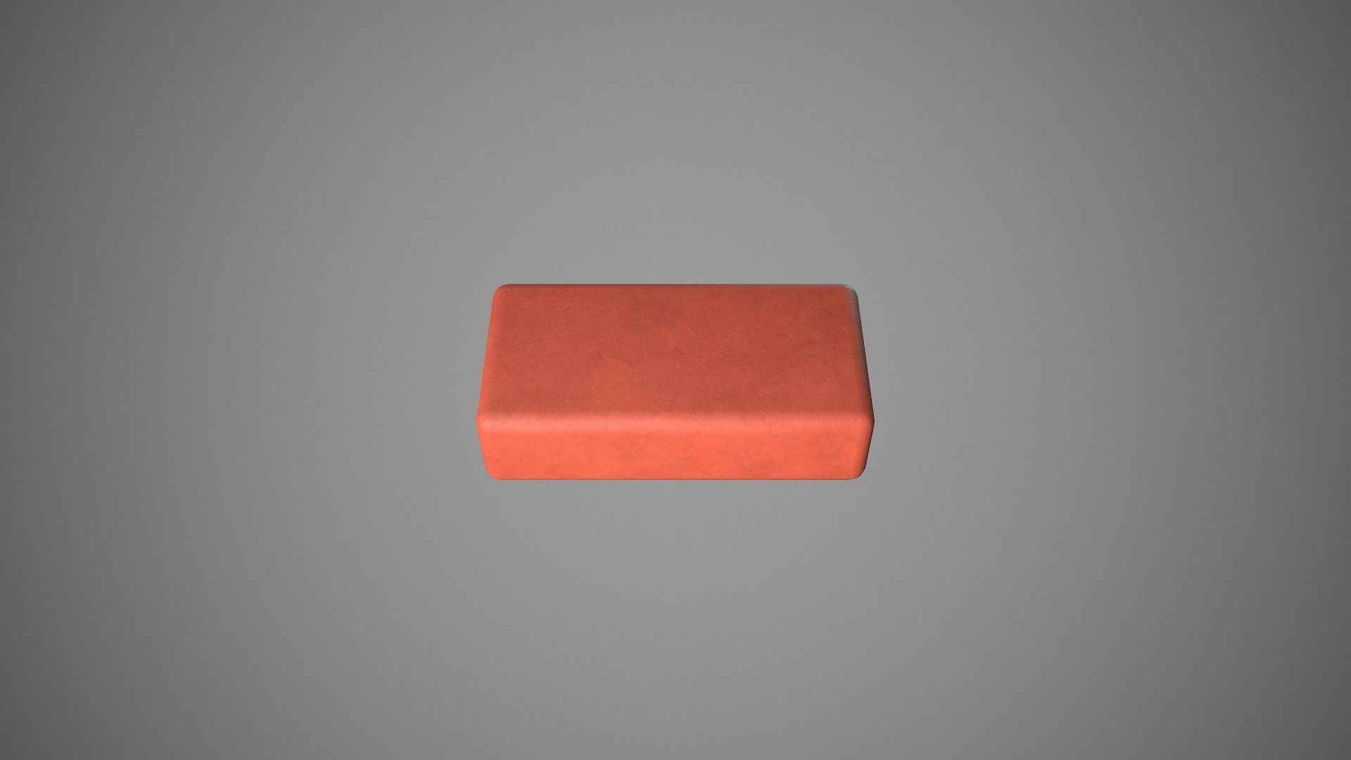 Clay Brick Low-poly 3D model_6