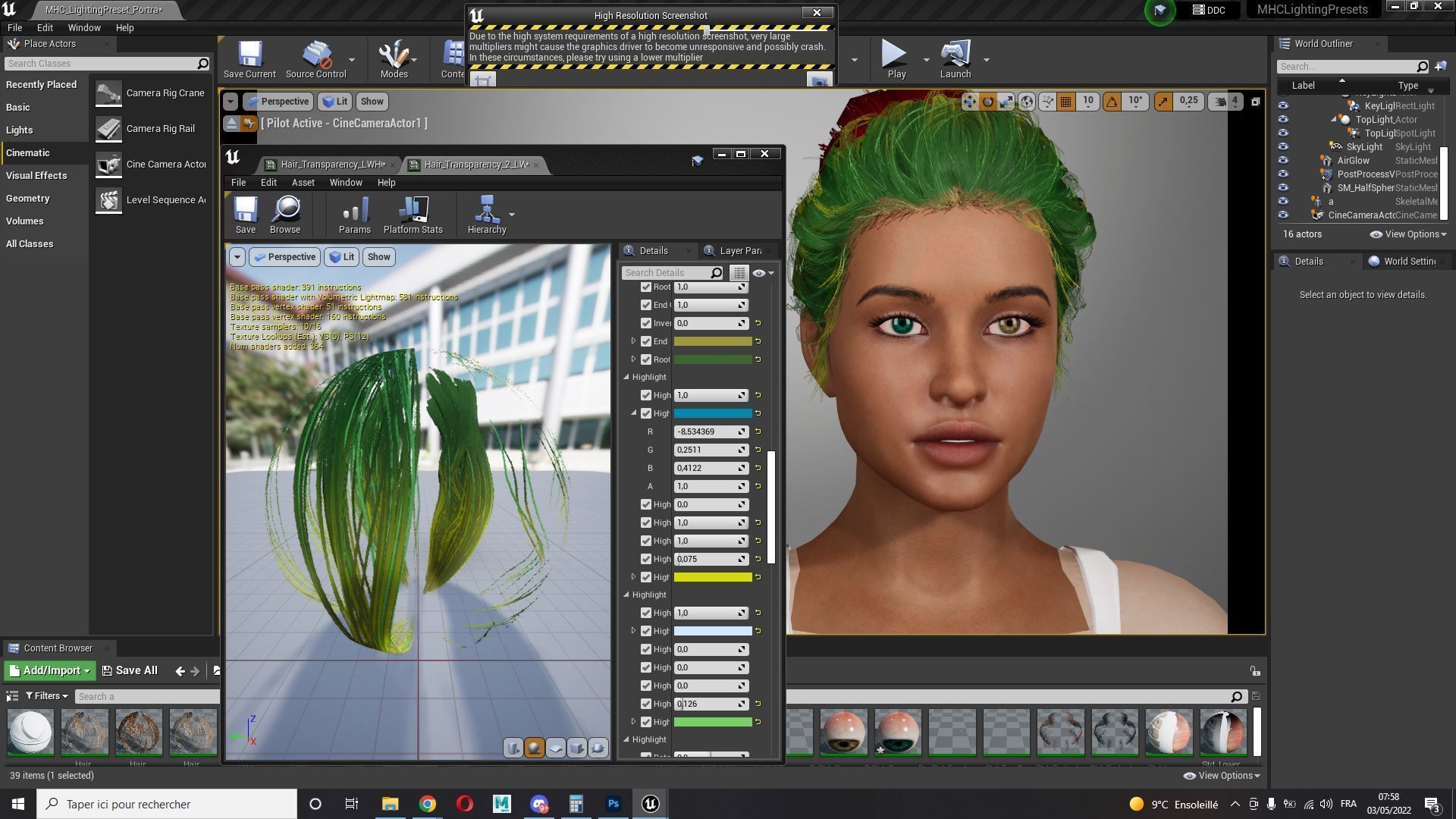 Naked Realistic Latina Woman Game Ready Low-poly 3D model_20