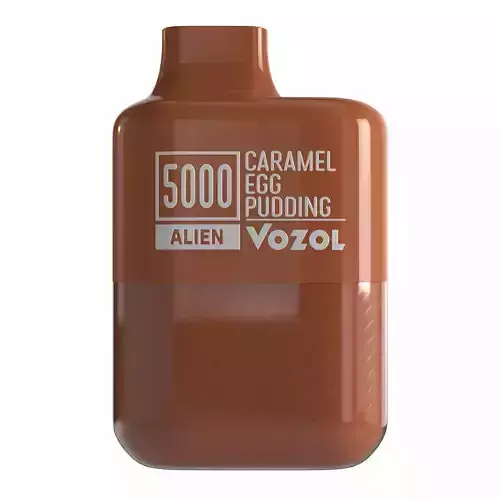 Vozol Alien 5000 Caramel Egg Pudding - 4K PBR Low-poly 3D model