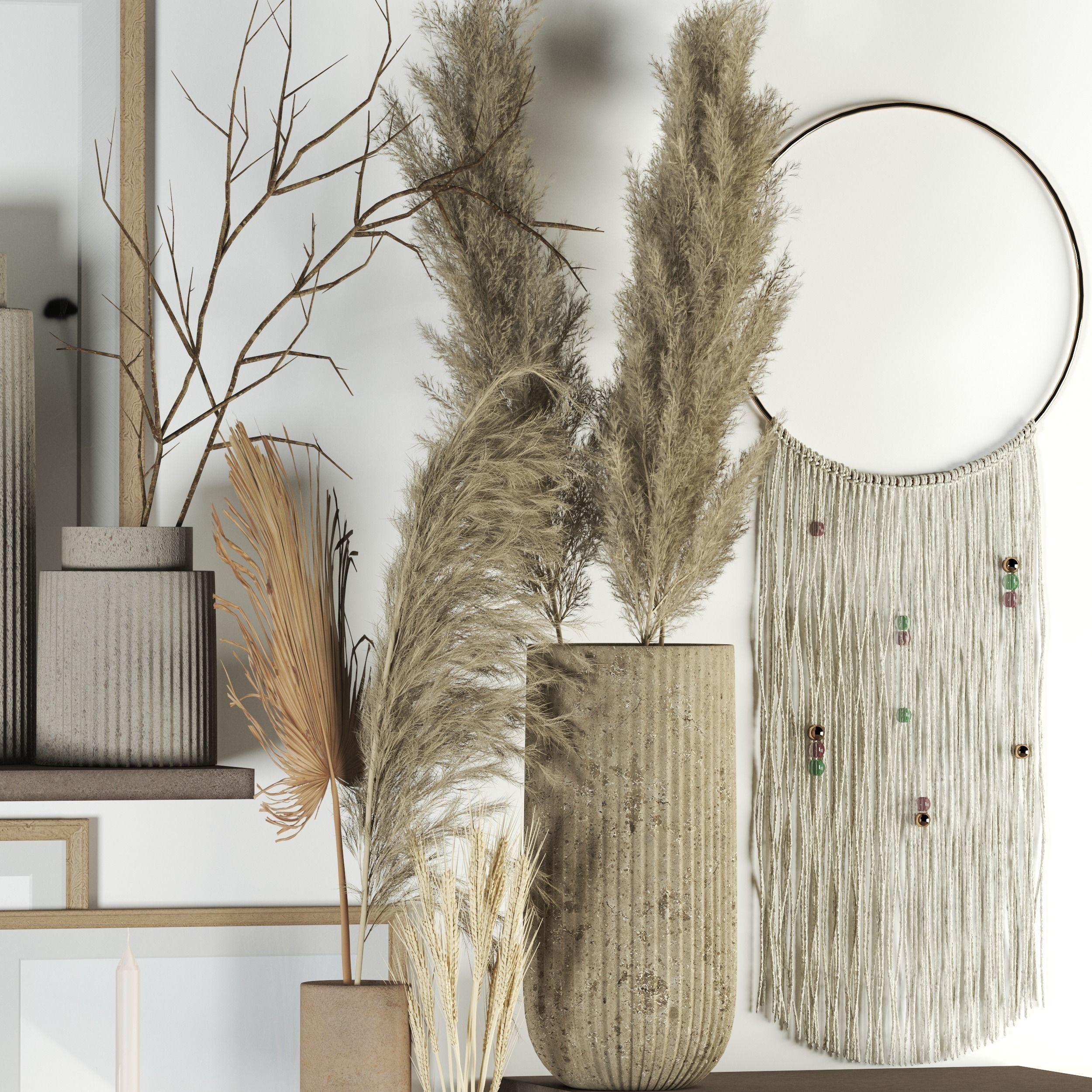 decorative set 01 3D model_1