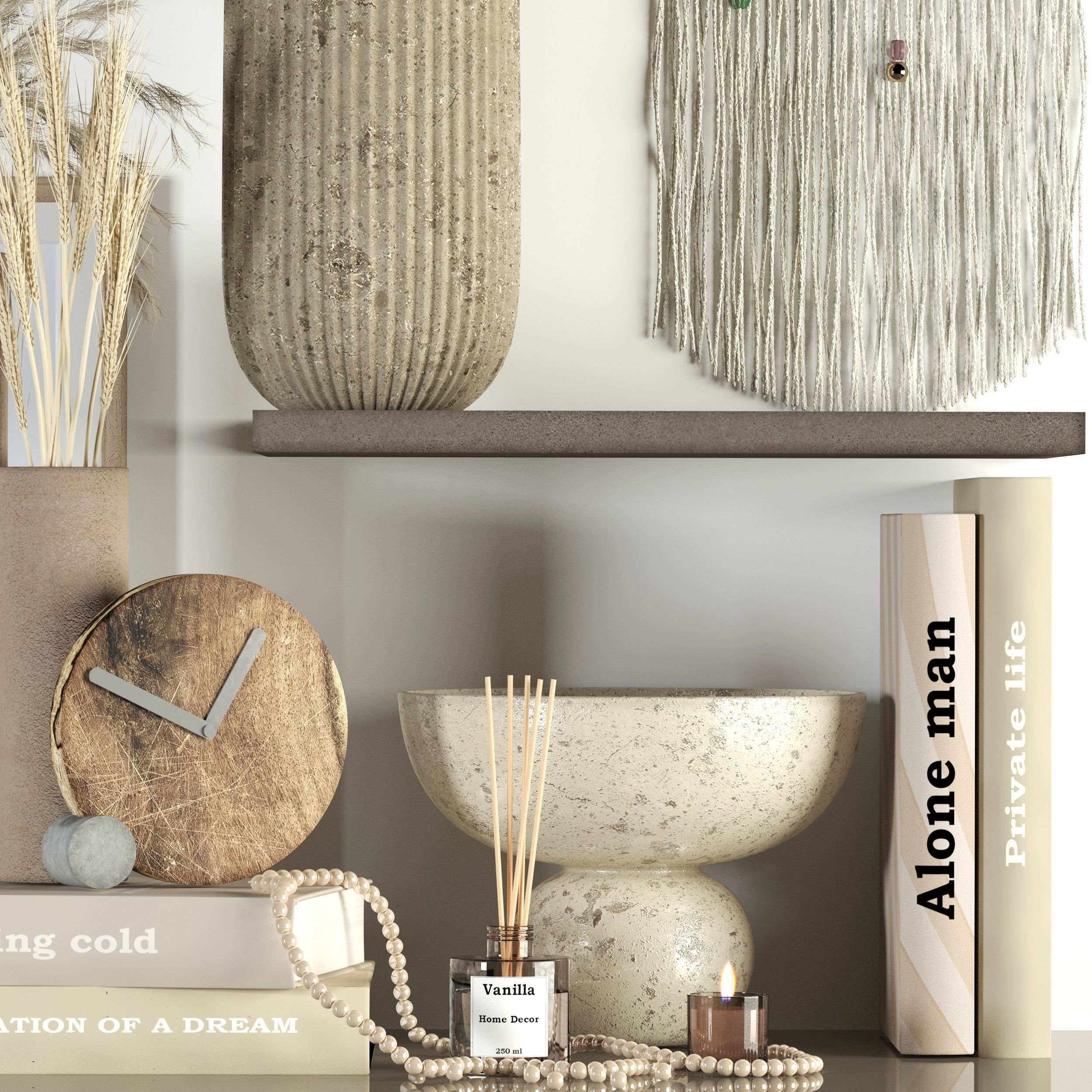 decorative set 01 3D model_2
