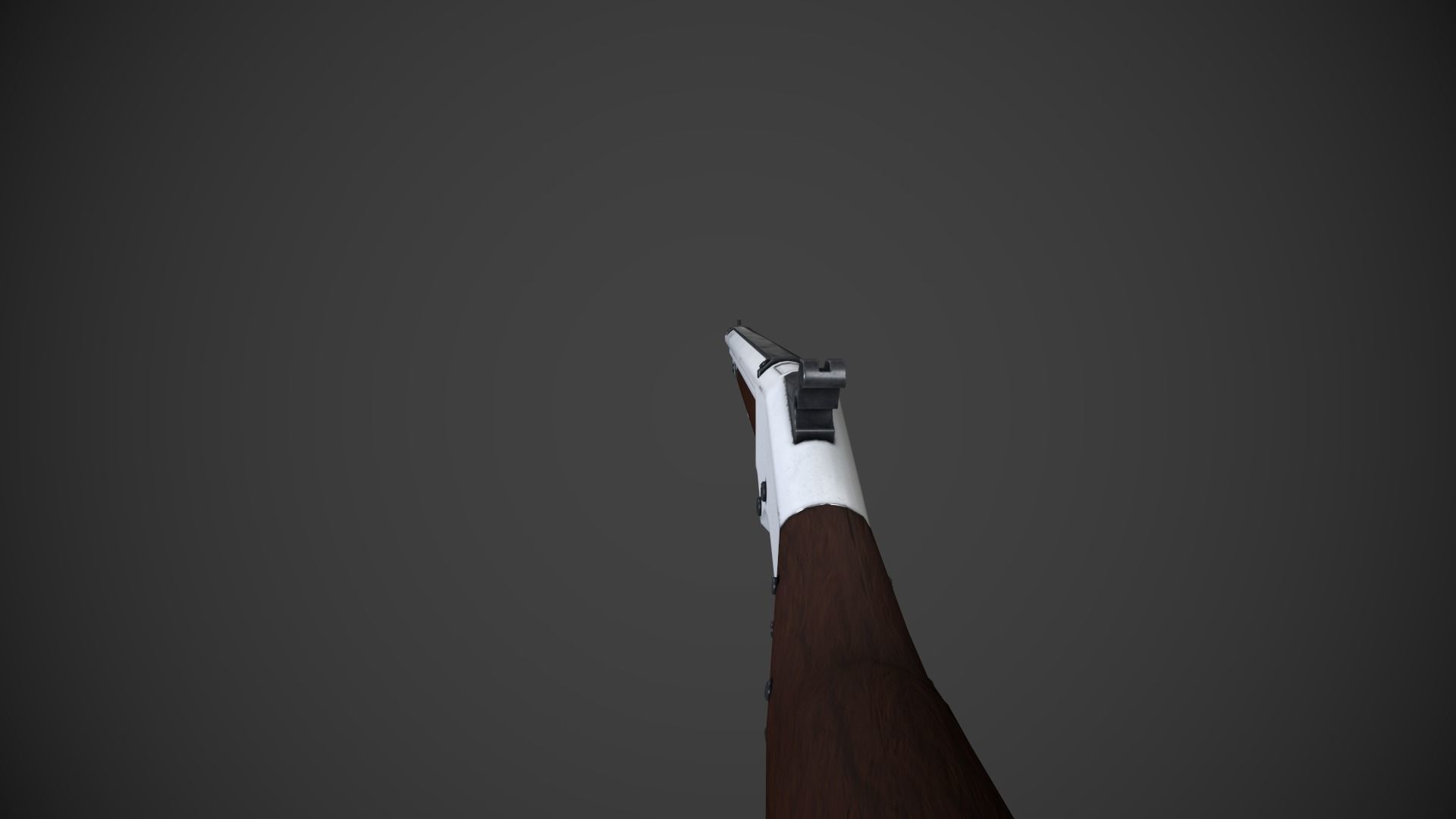 Game Ready Winchester revolver Low-poly 3D model_2