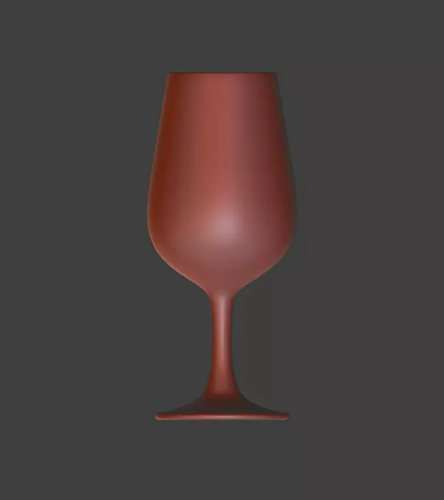 Catavino wine glass 3D print model_0