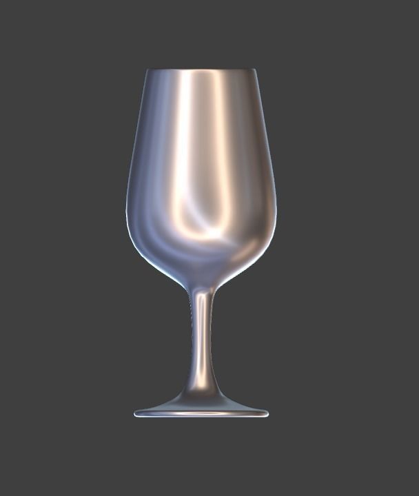 Catavino wine glass 3D print model_1