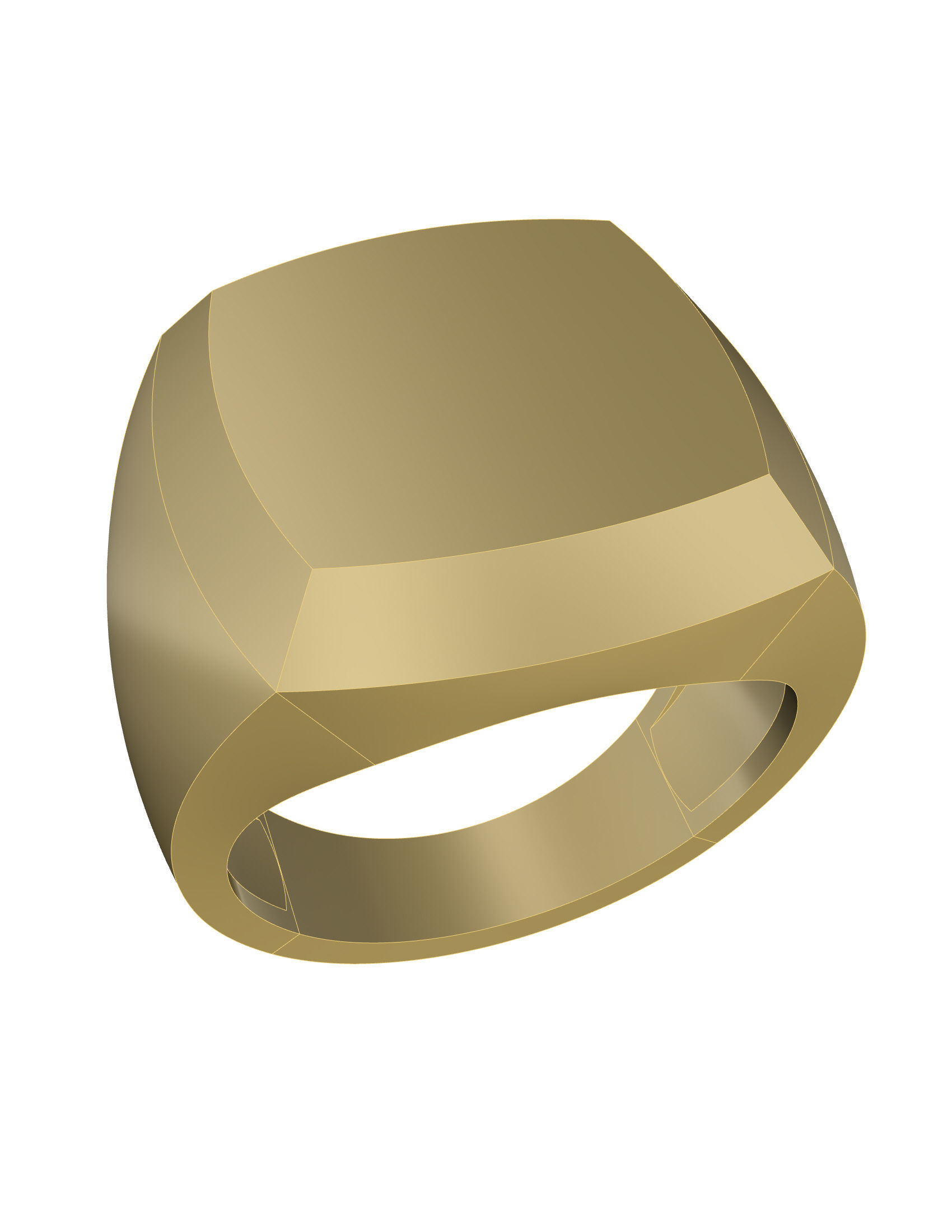 Ring Mens 3D print model_3