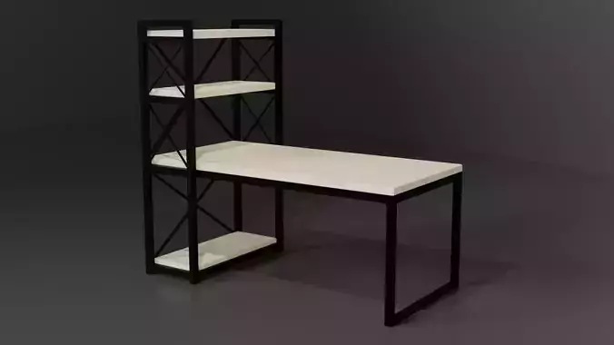 Computer table in Loft style 