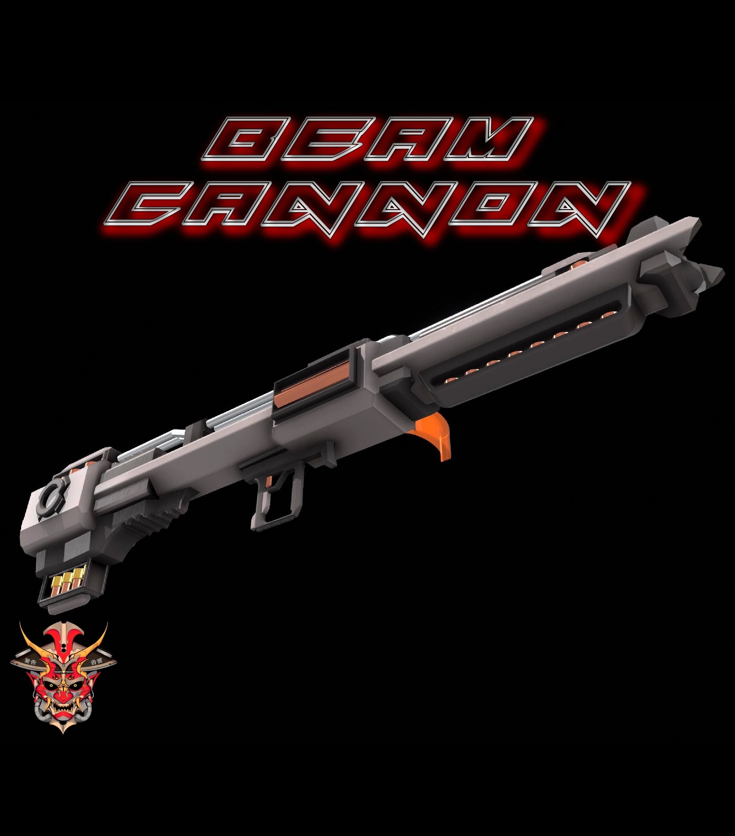 Beam Cannon 3D print model_3