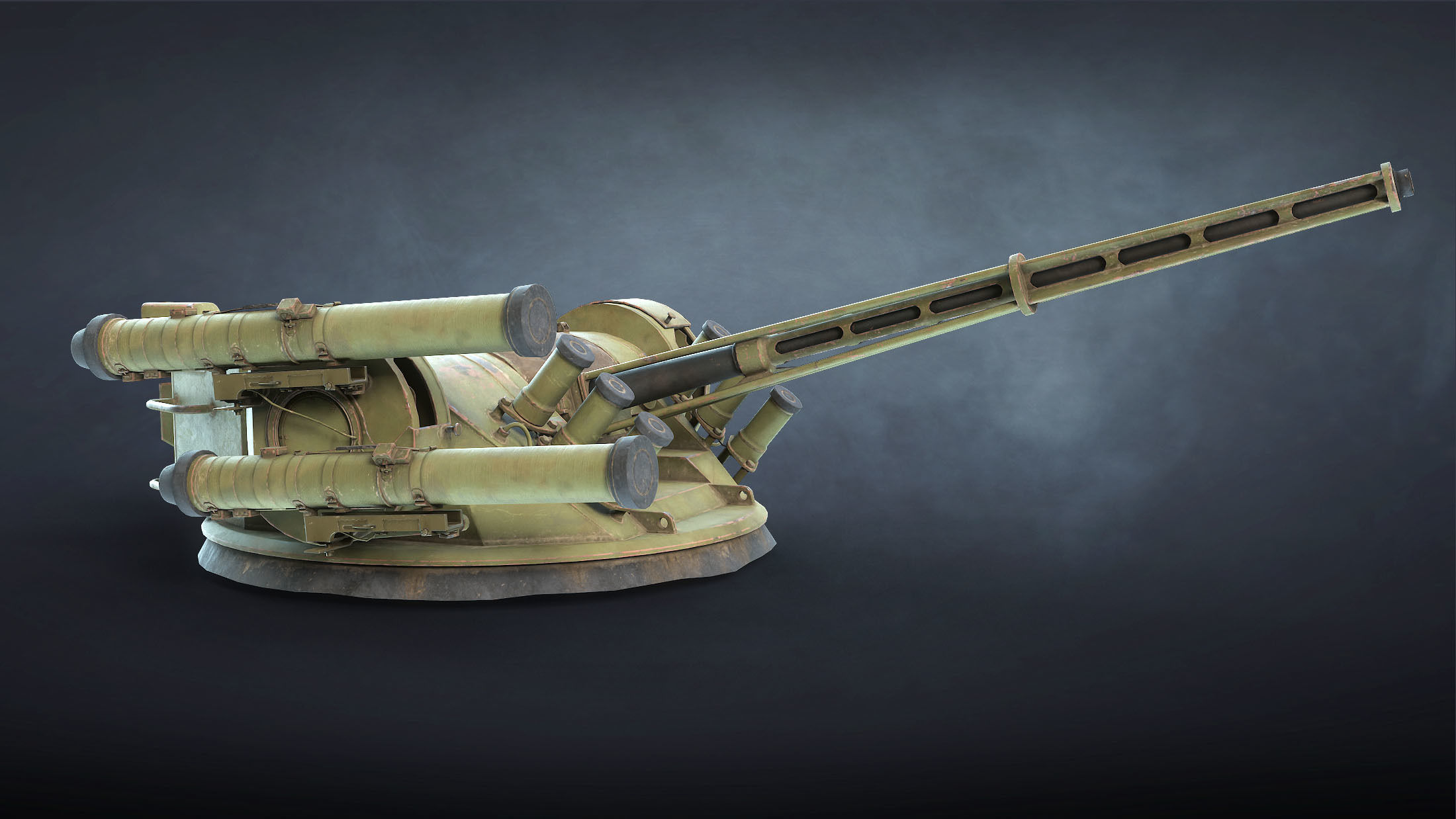 BM-3 Shturm Ukrainian Fighting Module Low-poly 3D model_7