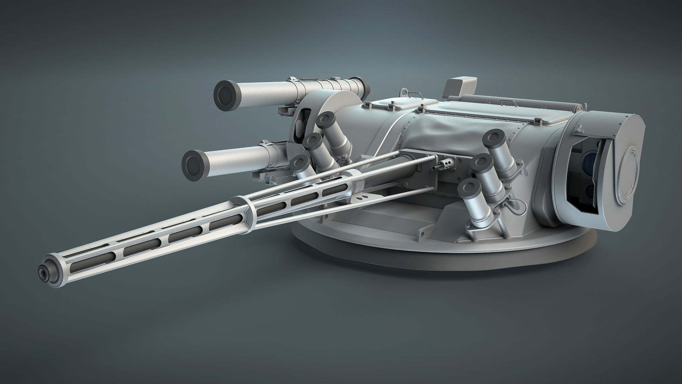 BM-3 Shturm Ukrainian Fighting Module Low-poly 3D model_16