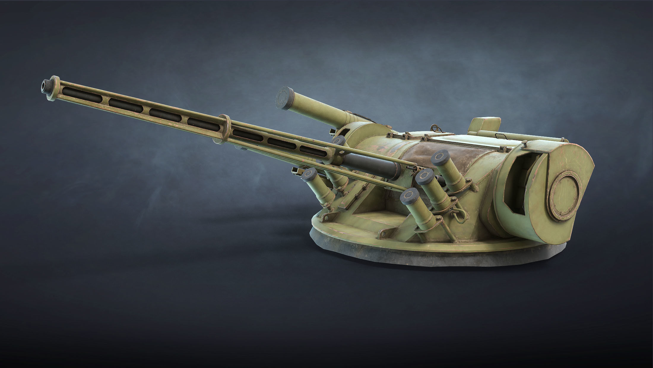 BM-3 Shturm Ukrainian Fighting Module Low-poly 3D model_3