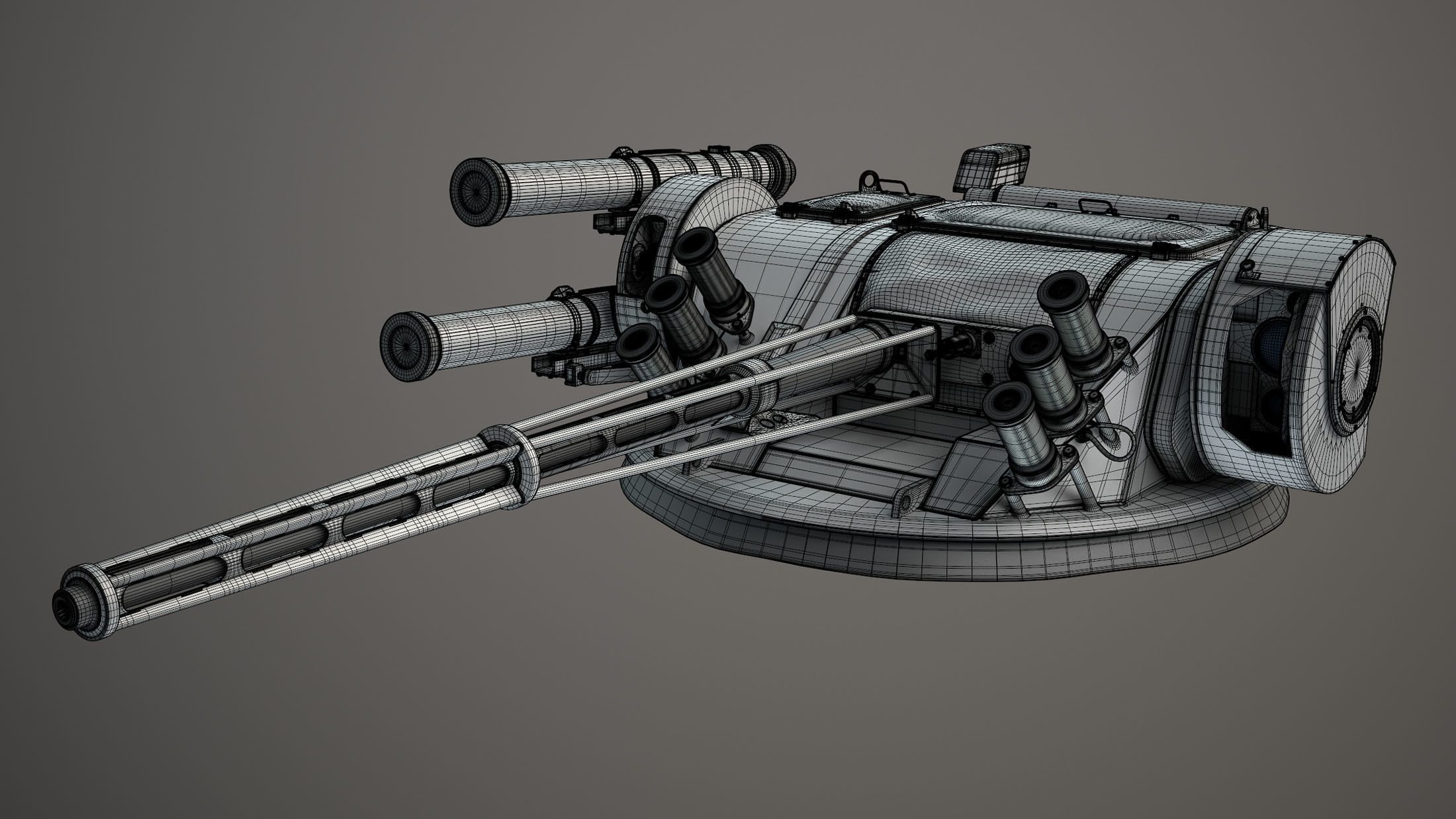 BM-3 Shturm Ukrainian Fighting Module Low-poly 3D model_19