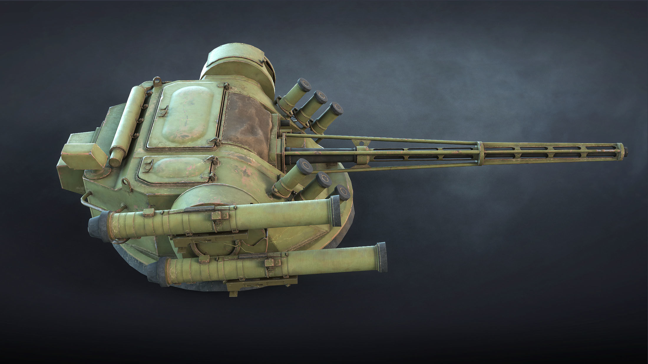 BM-3 Shturm Ukrainian Fighting Module Low-poly 3D model_6