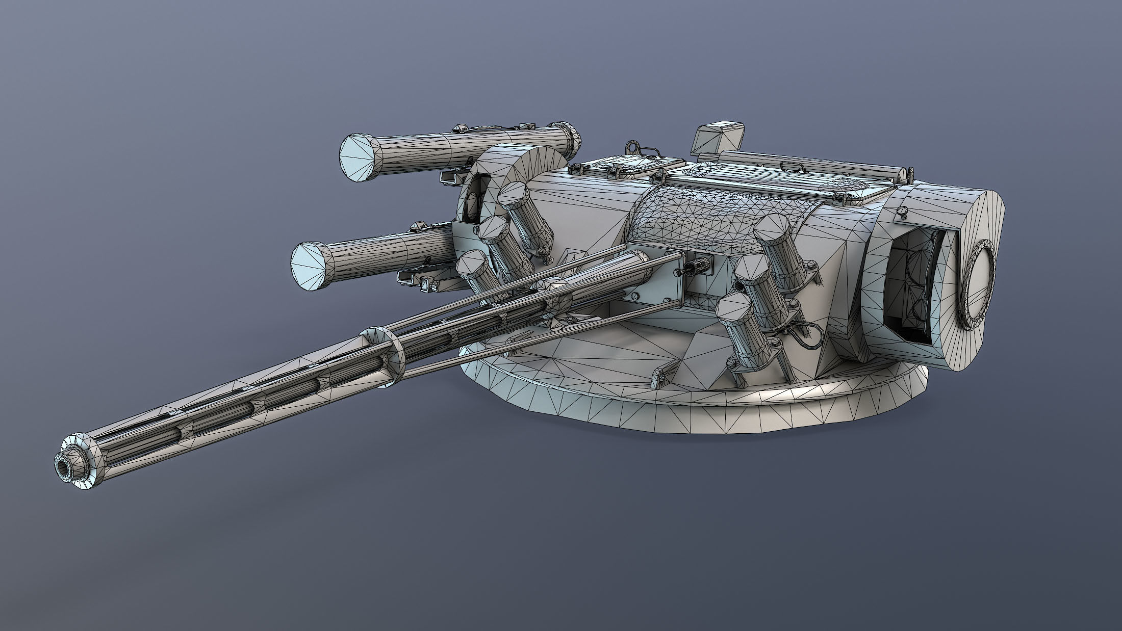 BM-3 Shturm Ukrainian Fighting Module Low-poly 3D model_11